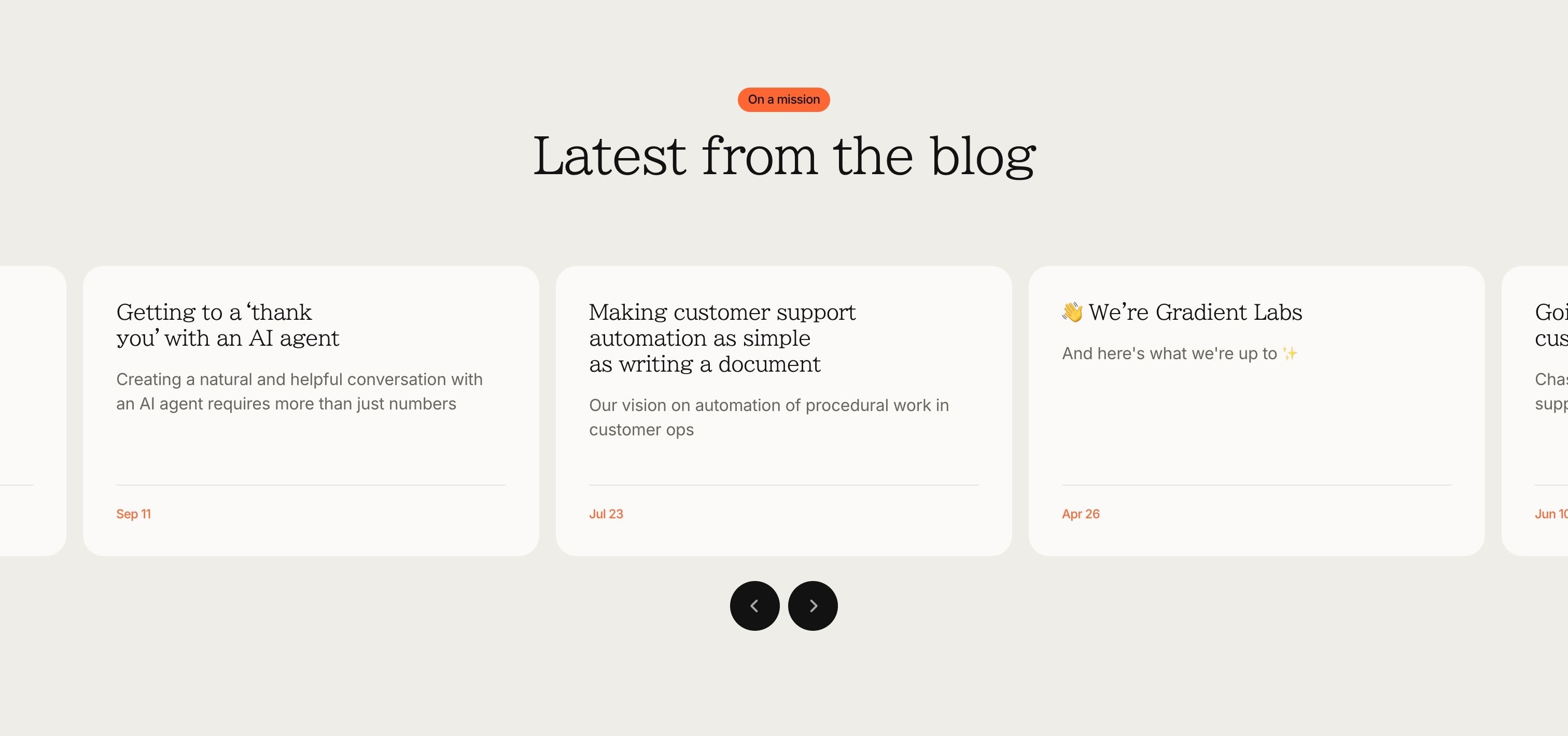 Gradient Labs — Resources