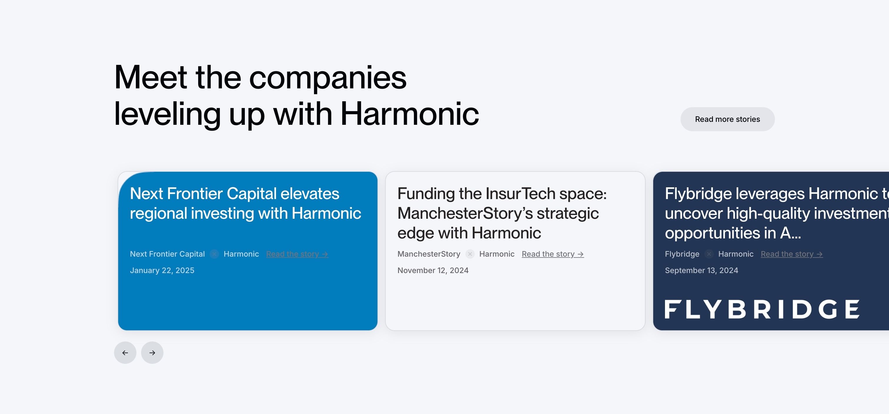 Harmonic — Testimonials