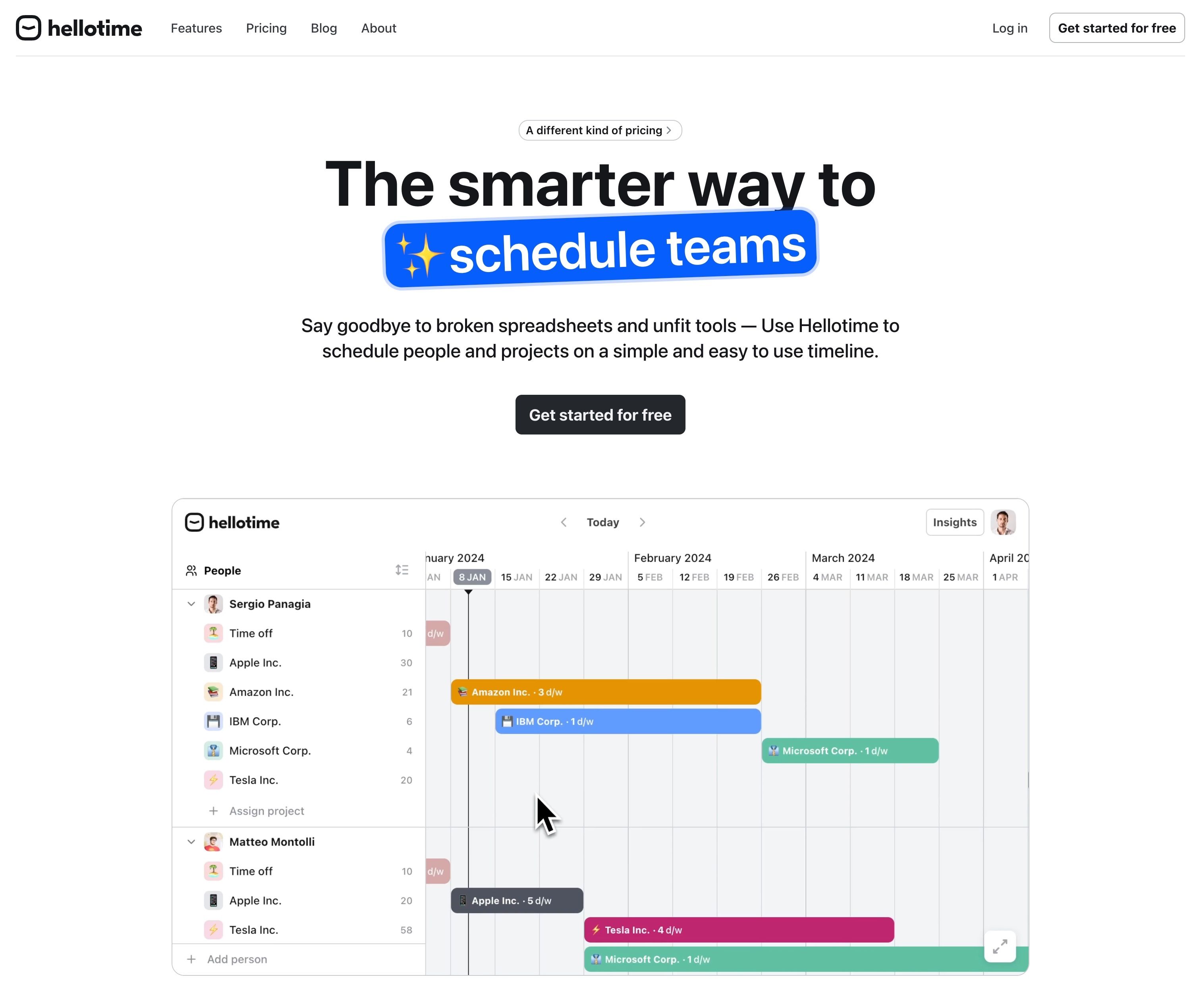Hellotime — Hero
