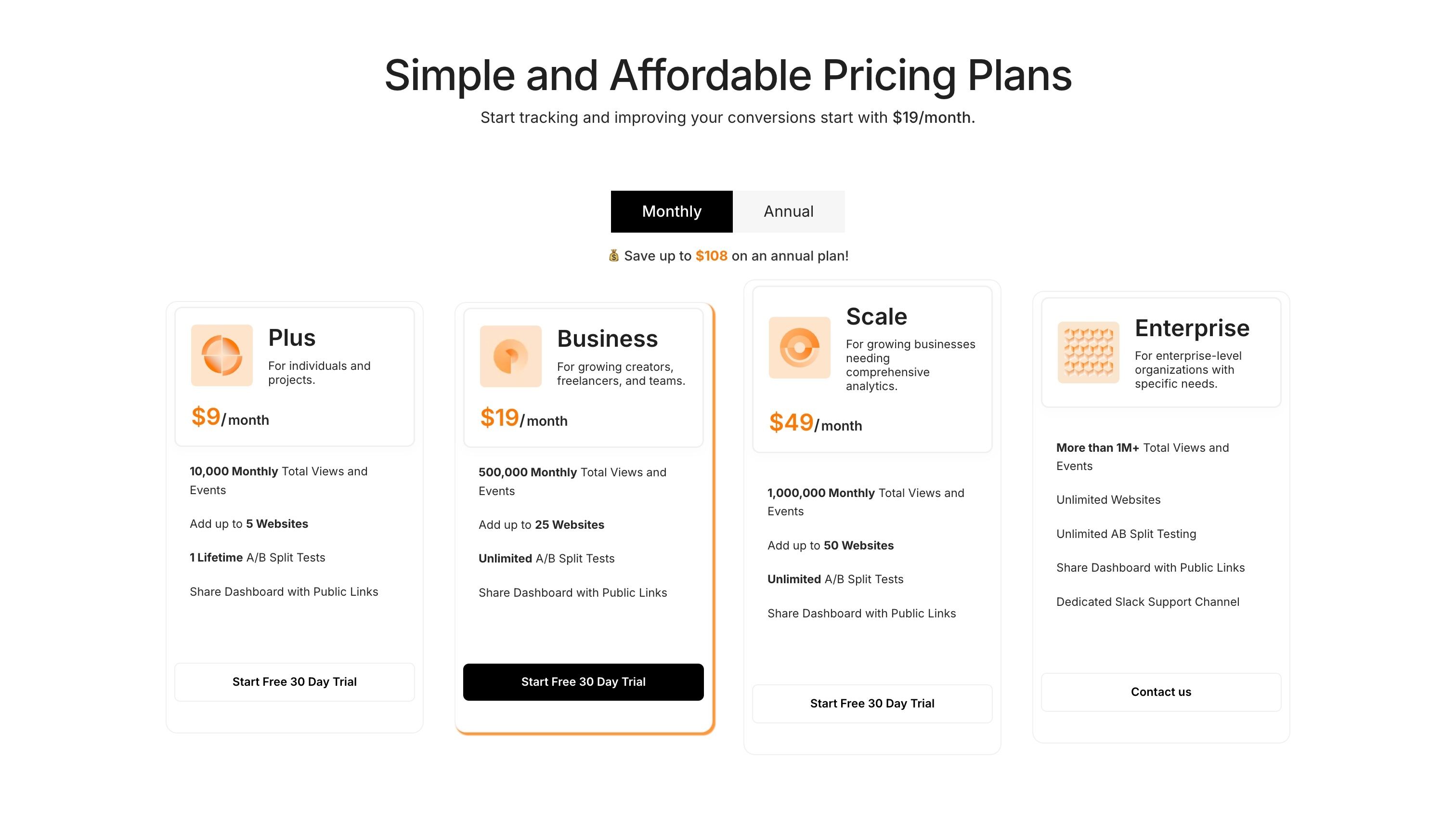 Humblytics — Pricing