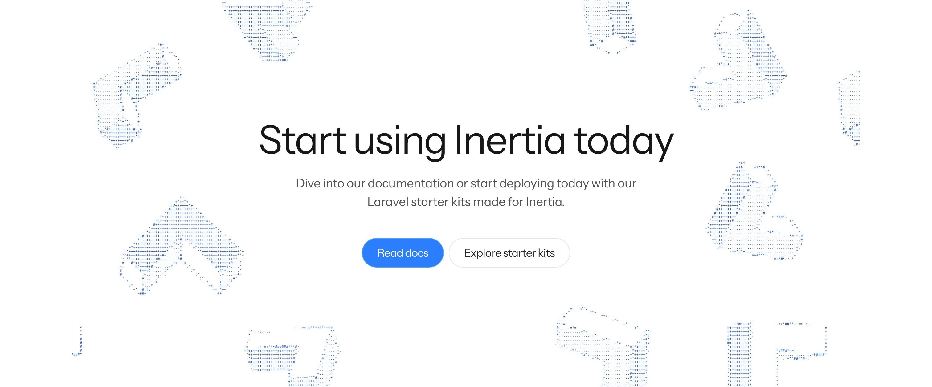 Inertia JS — CTA