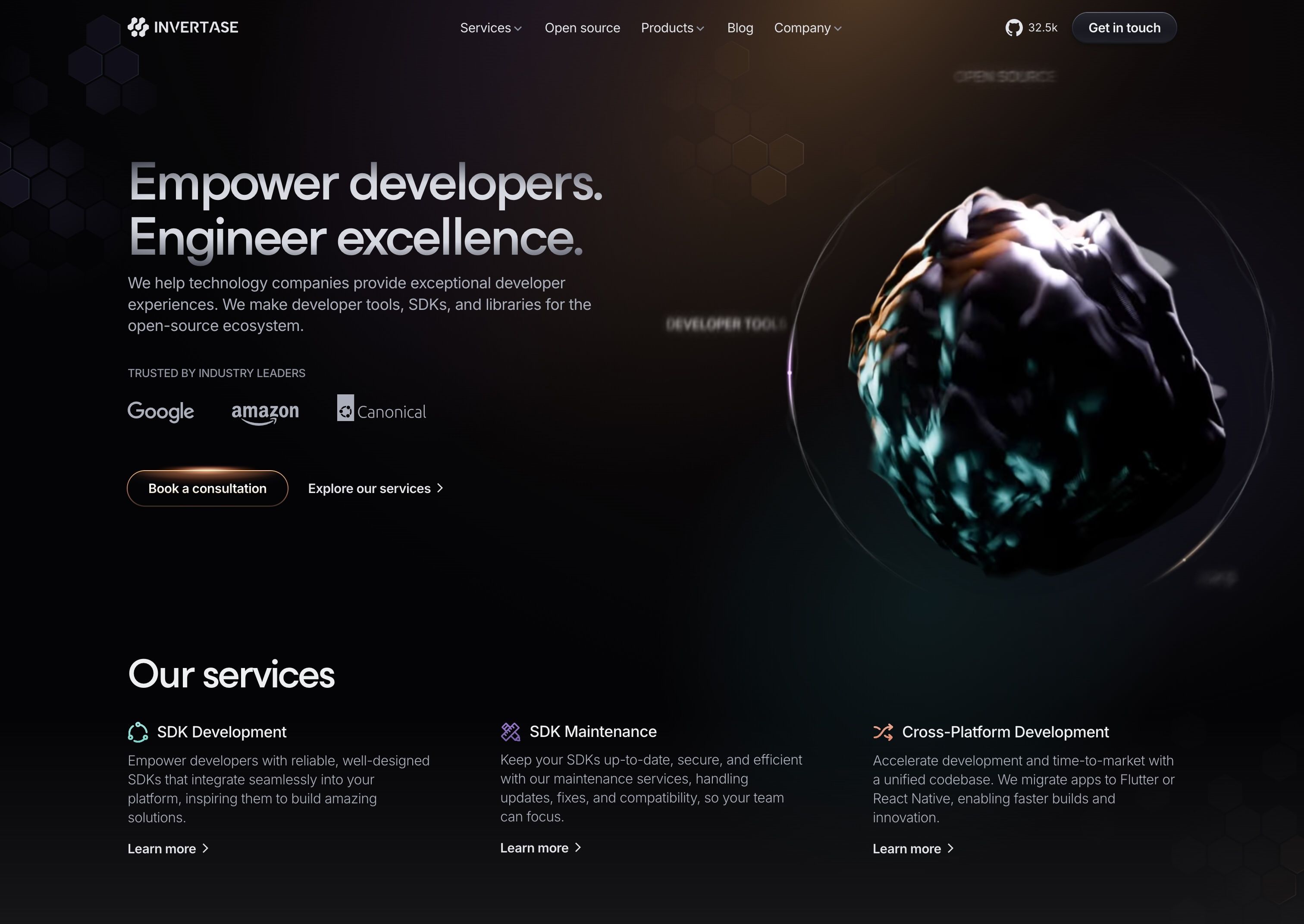 Invertase — Hero
