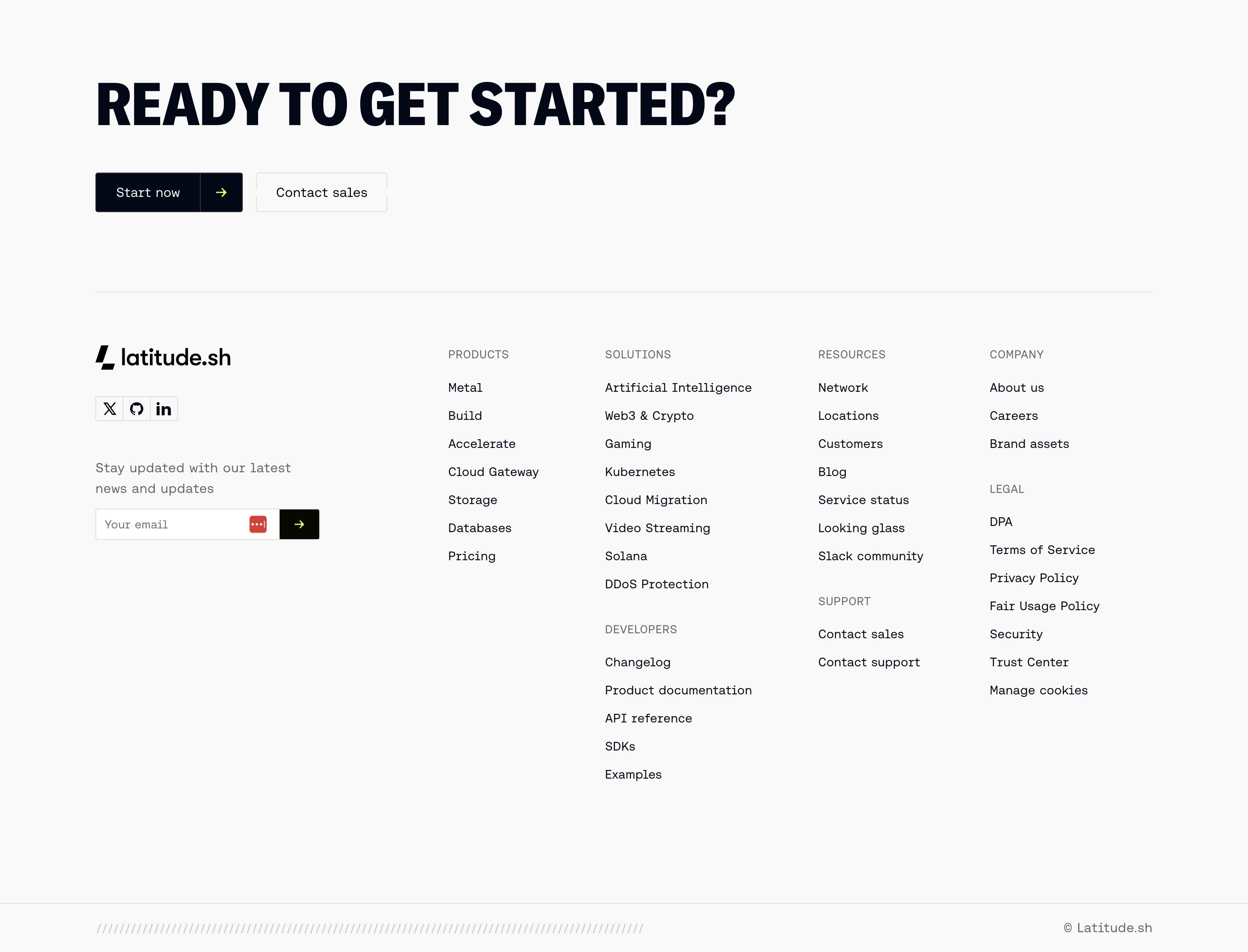 Latitude — Footer
