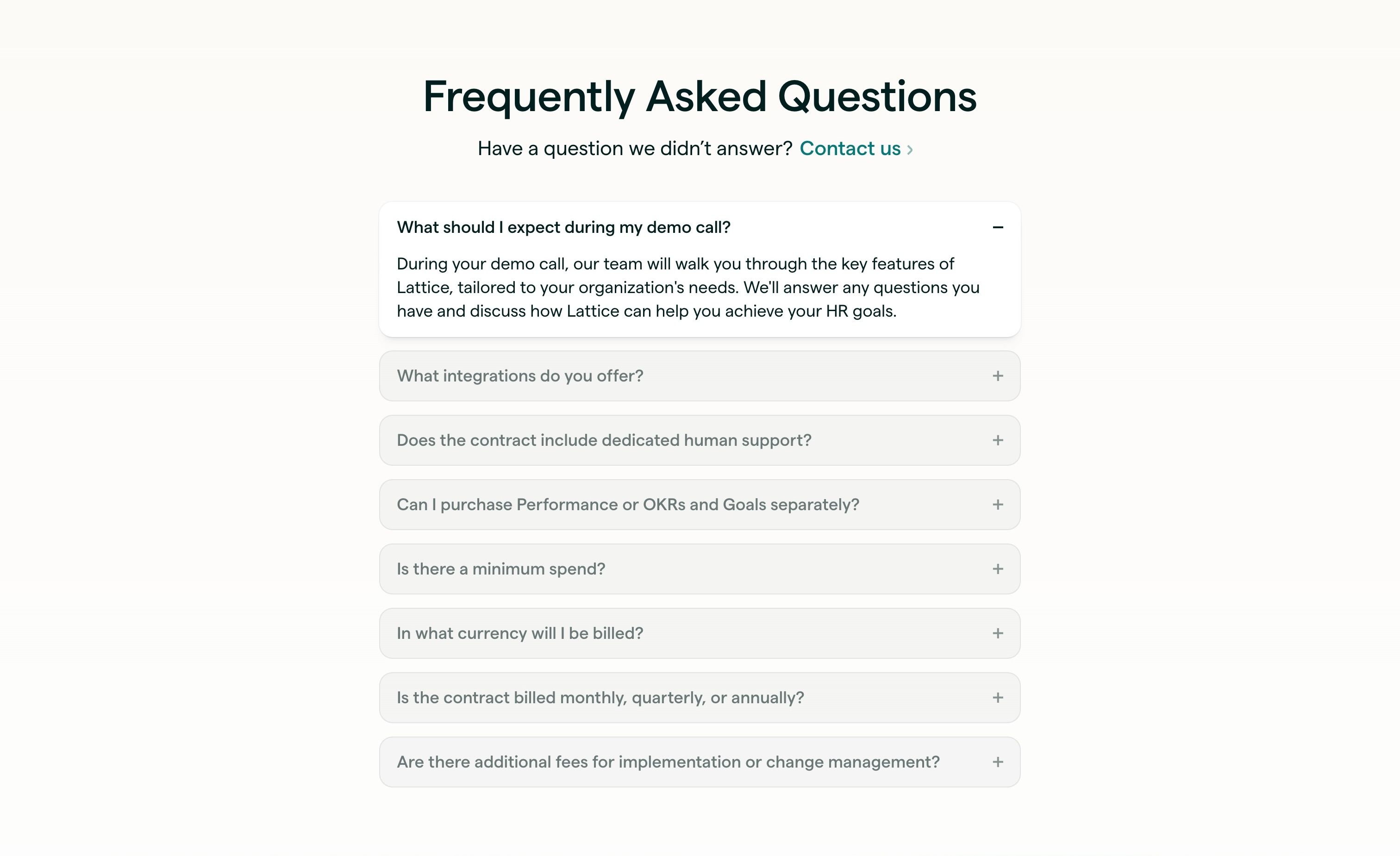 Lattice — FAQs