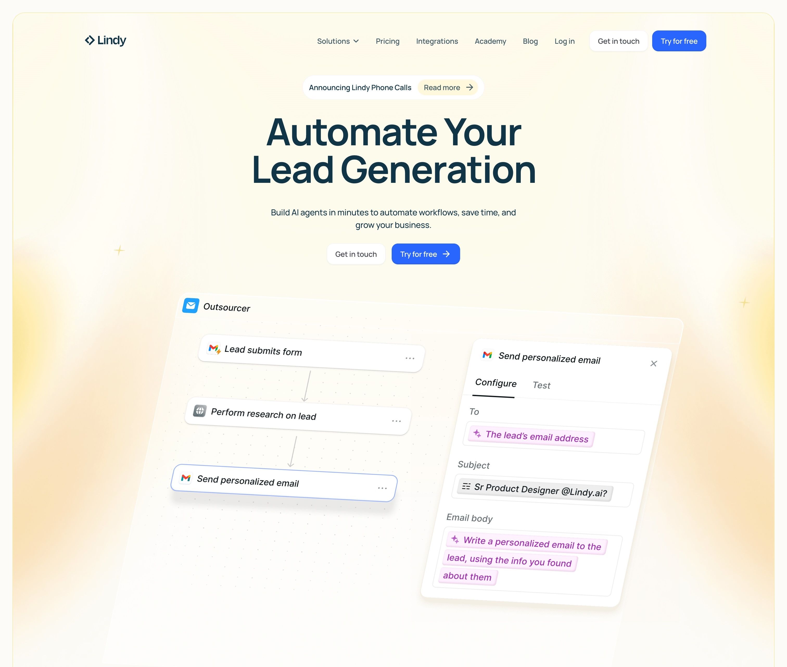 Lindy — Hero