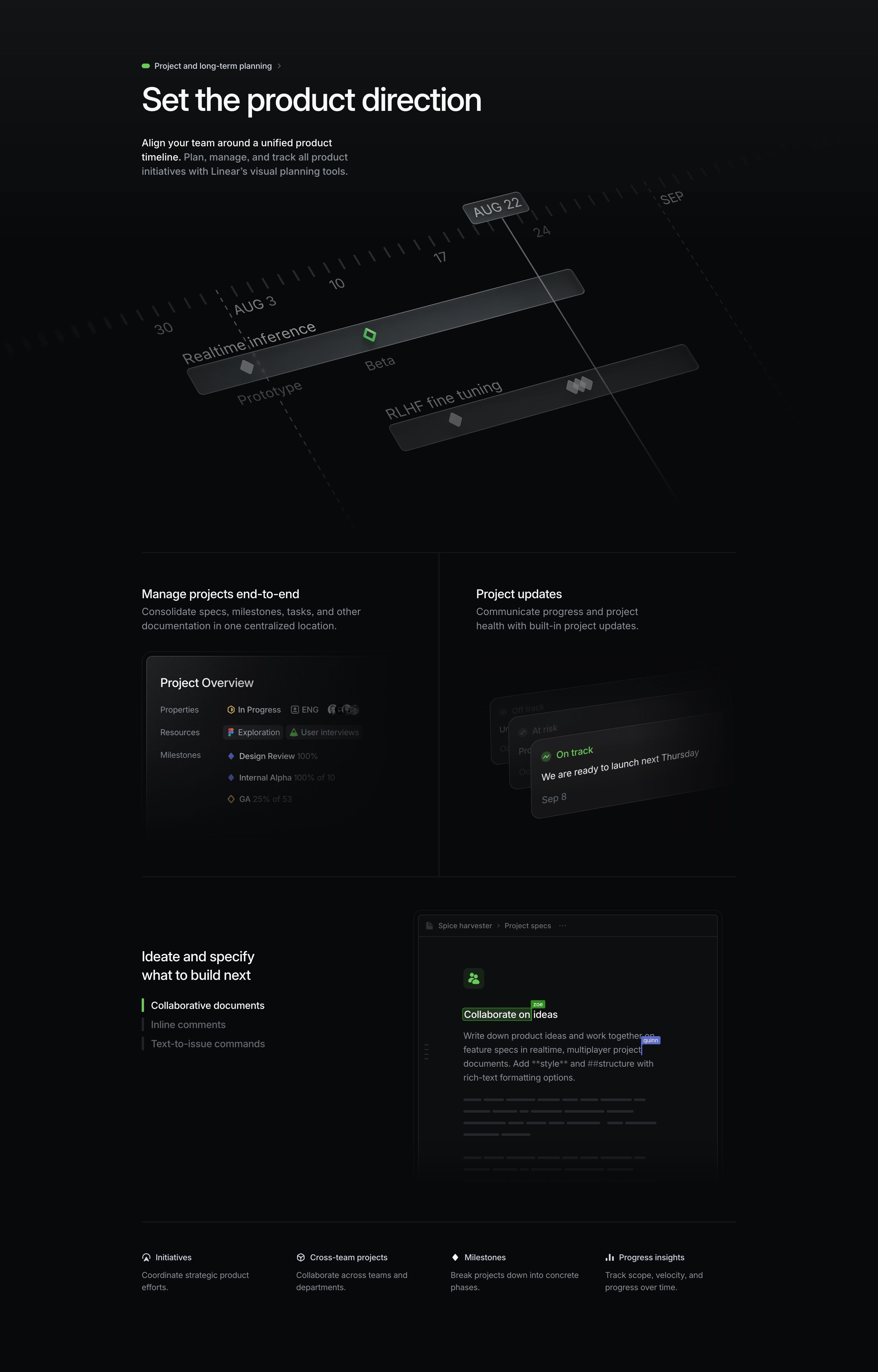 Linear — Features