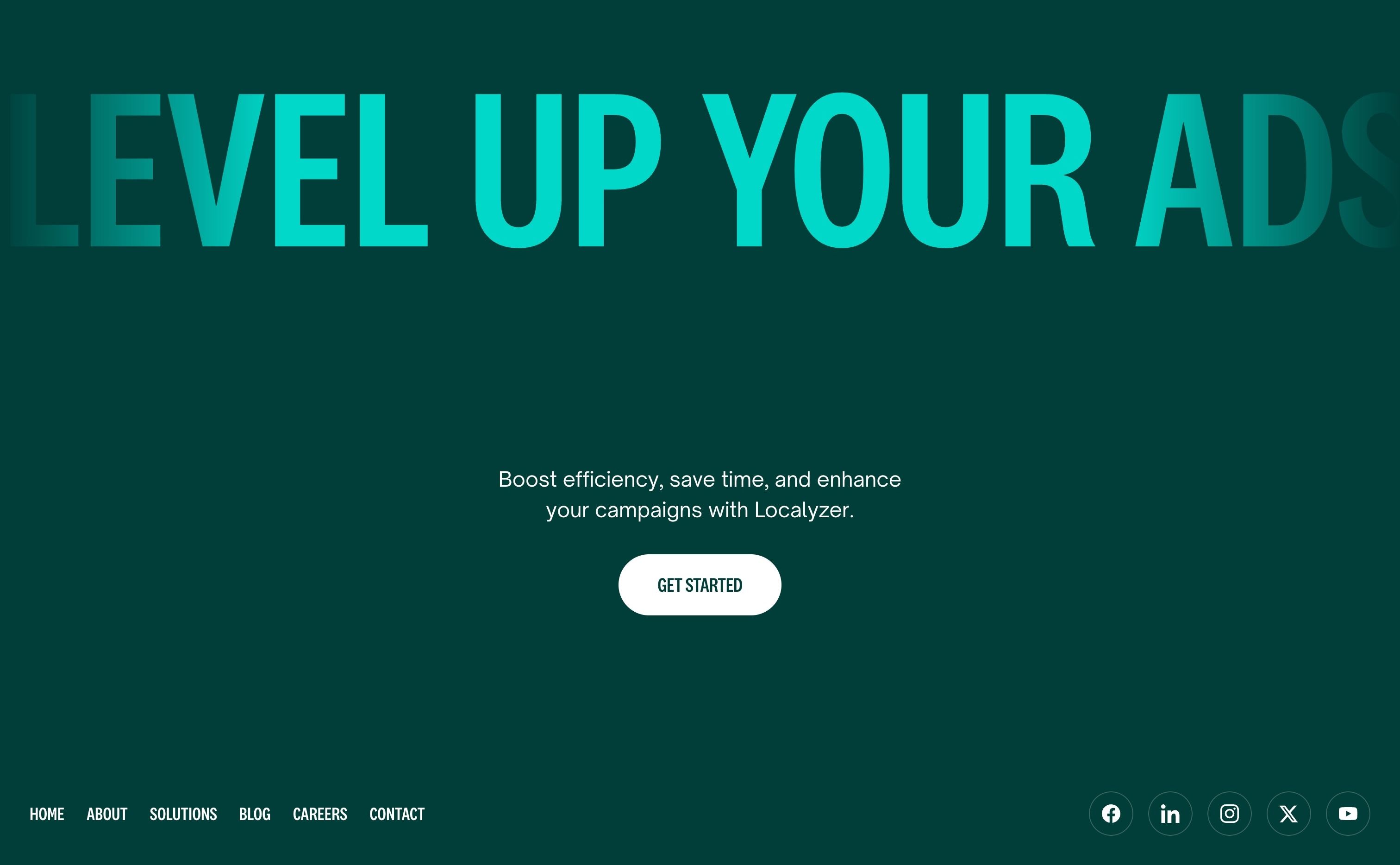 Localyzer — Footer