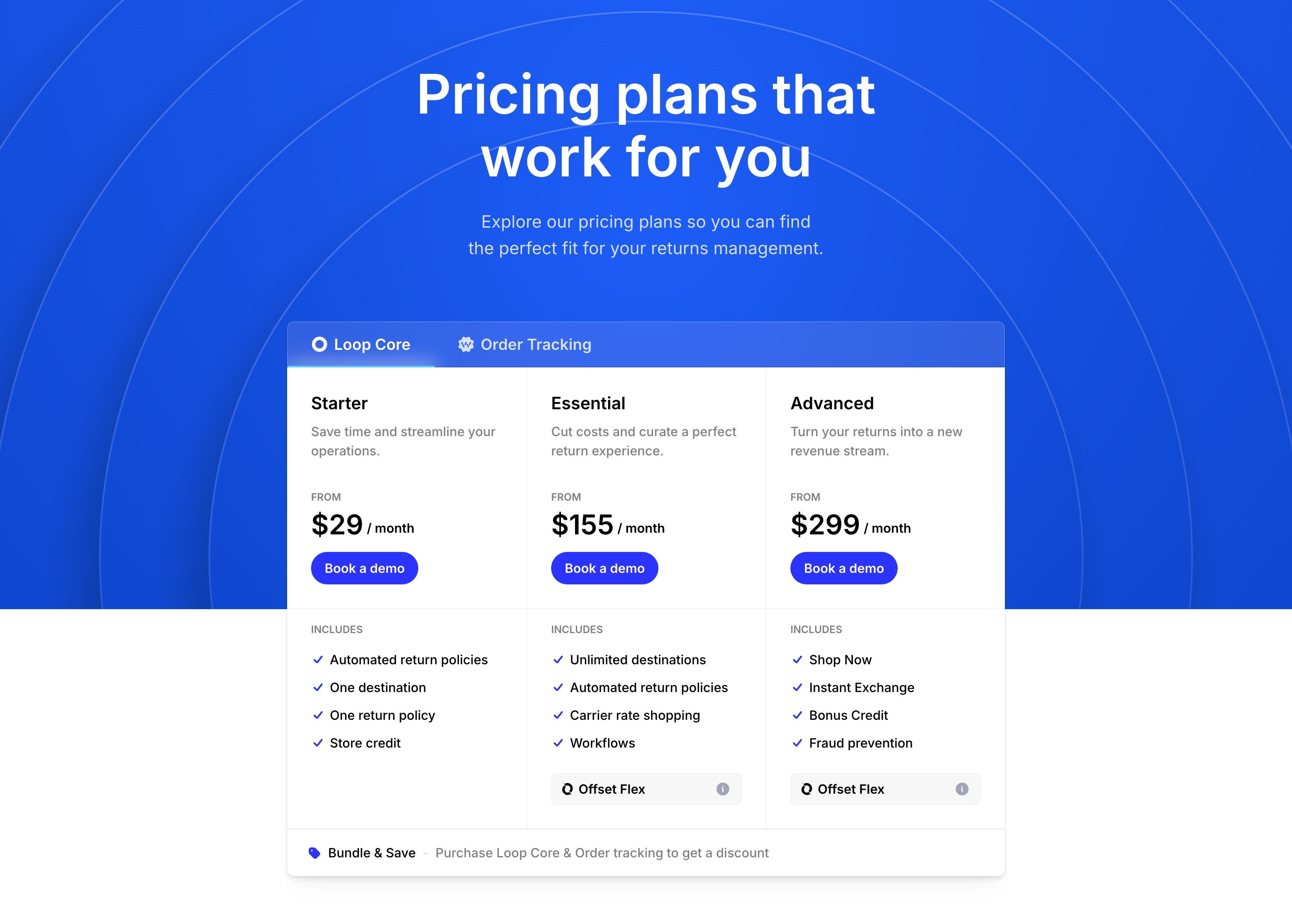 Loop — Pricing