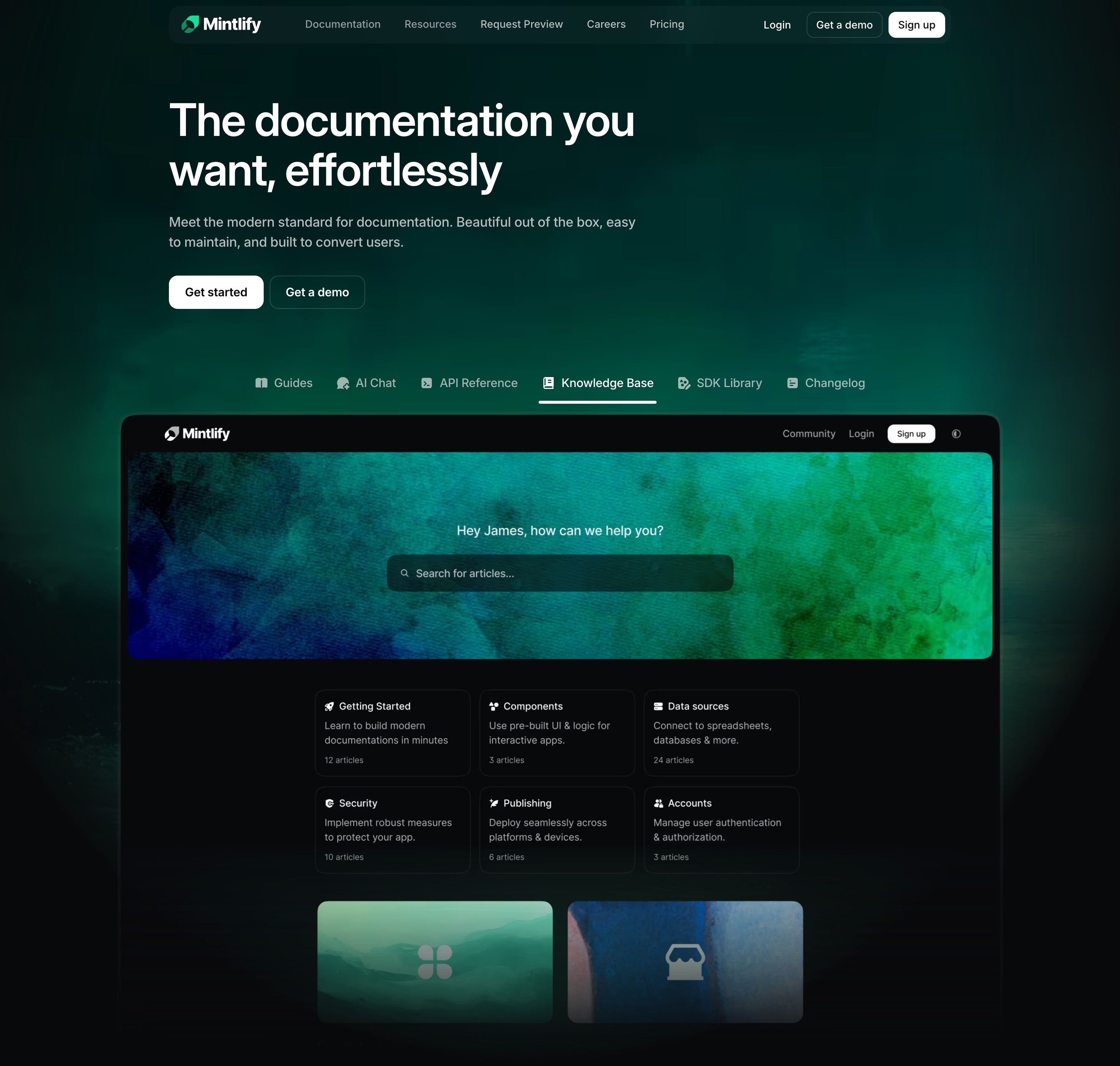 Mintlify — Hero