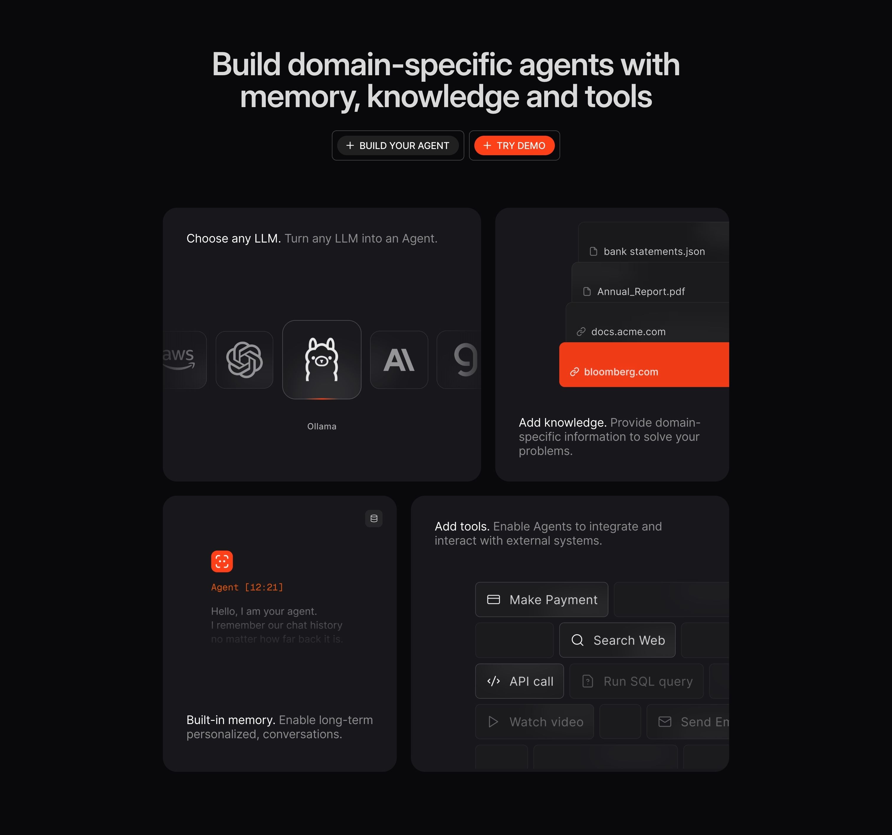 Phidata — Features
