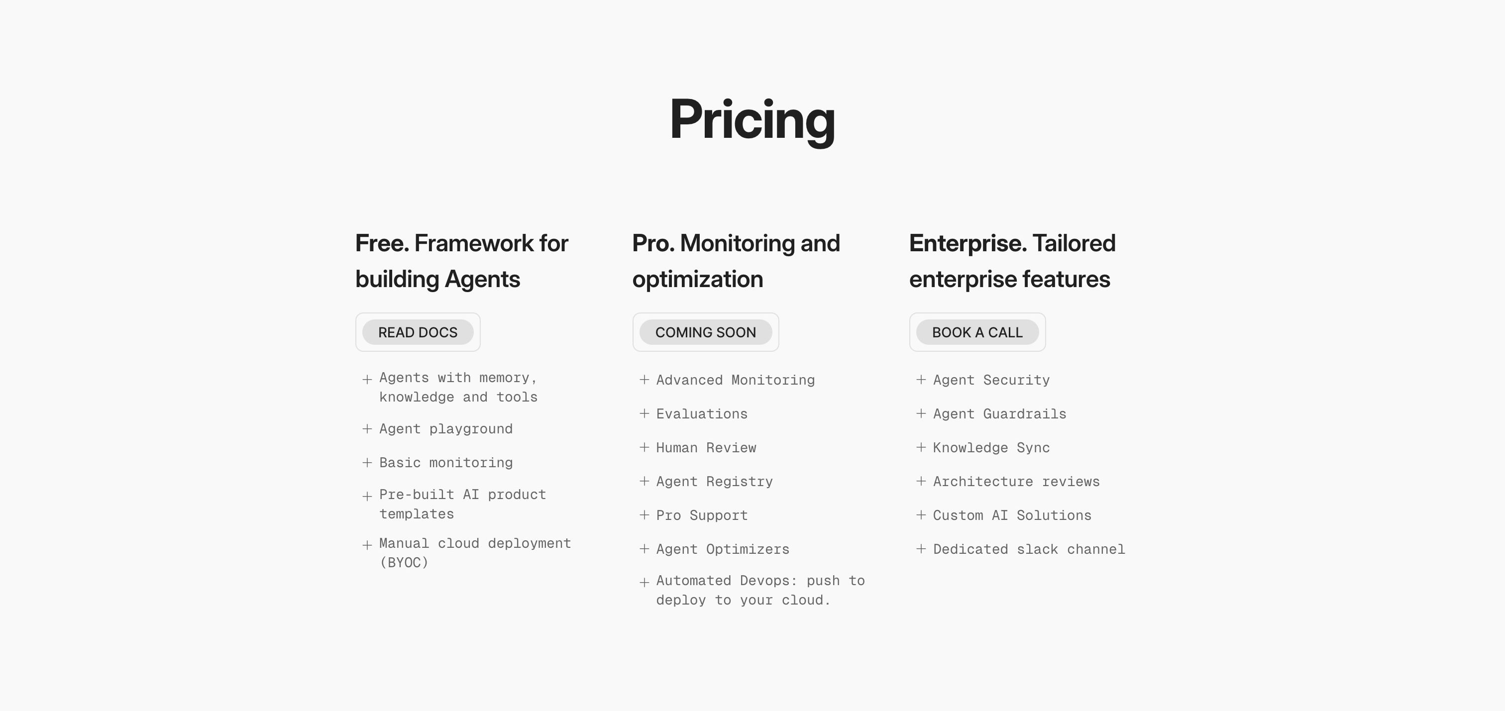 Phidata — Pricing