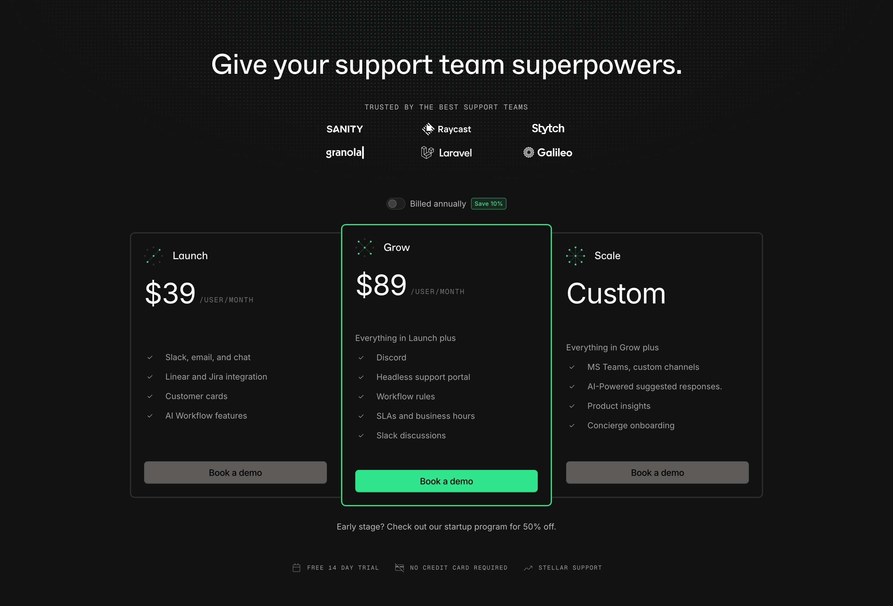 Plain — Pricing