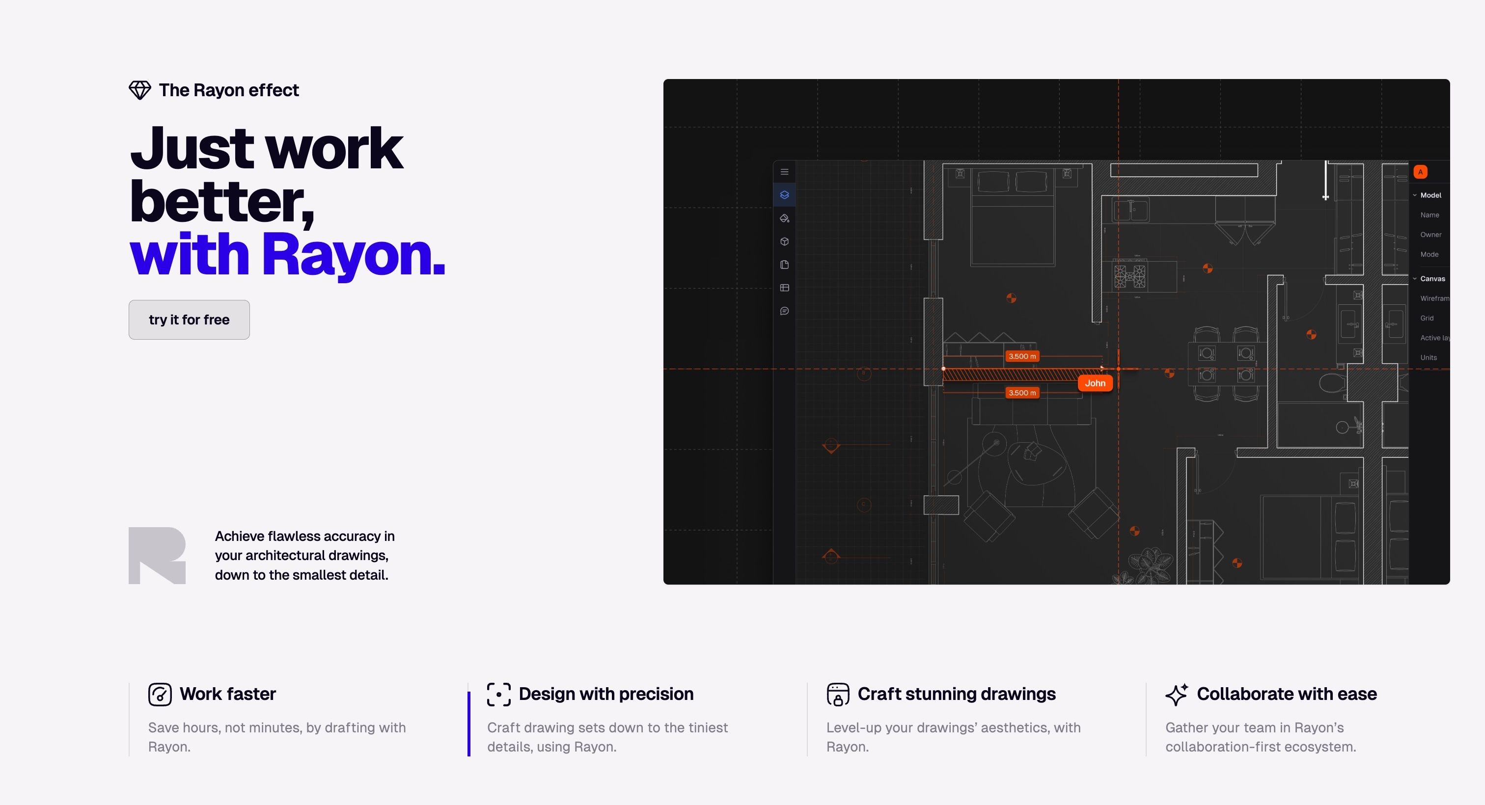 Rayon — Features