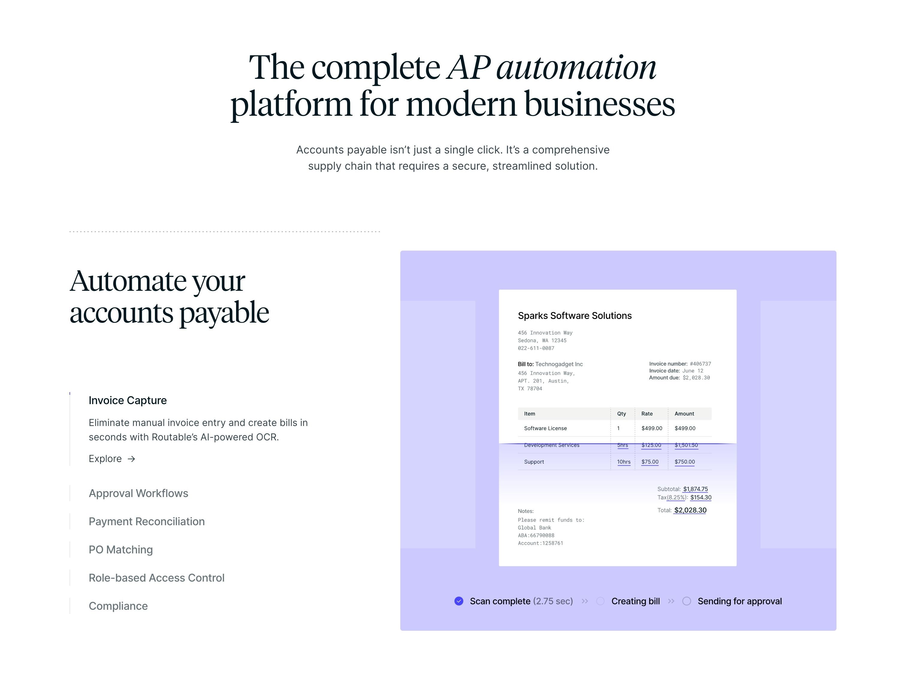 Routable — Features