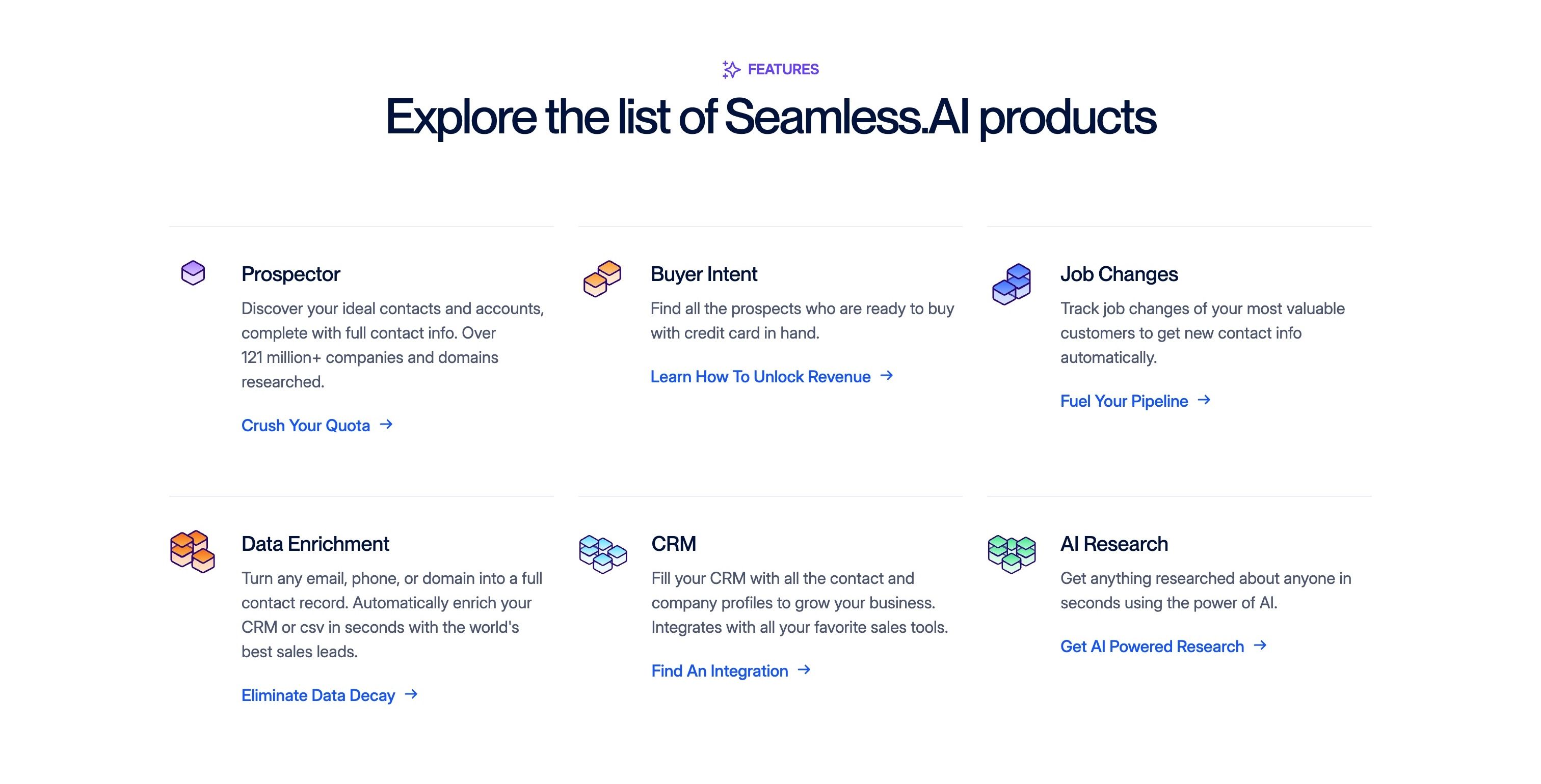 Seamless — Features