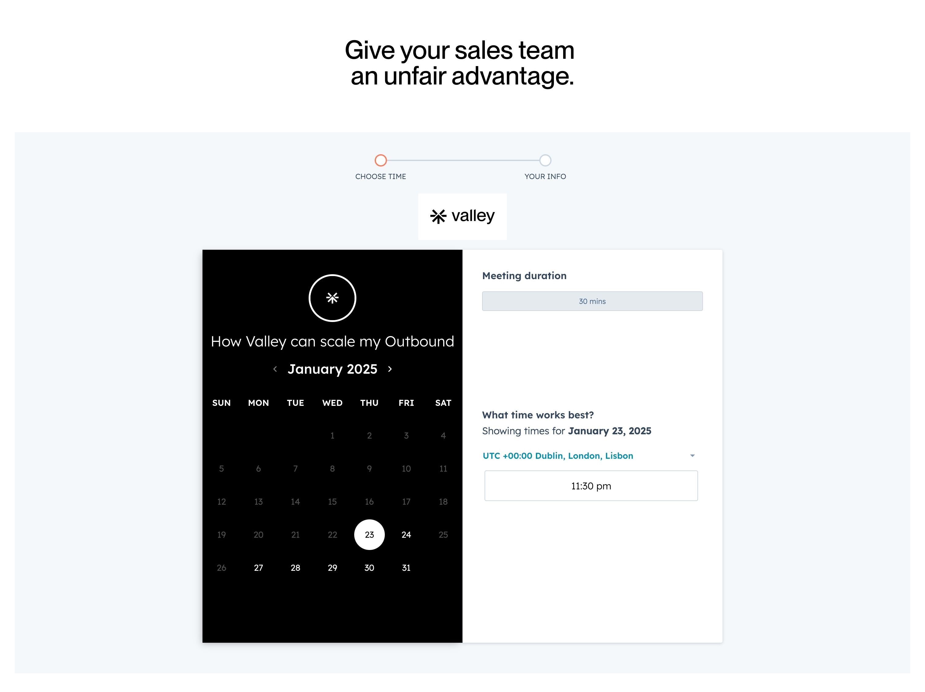 Valley — Book a Demo