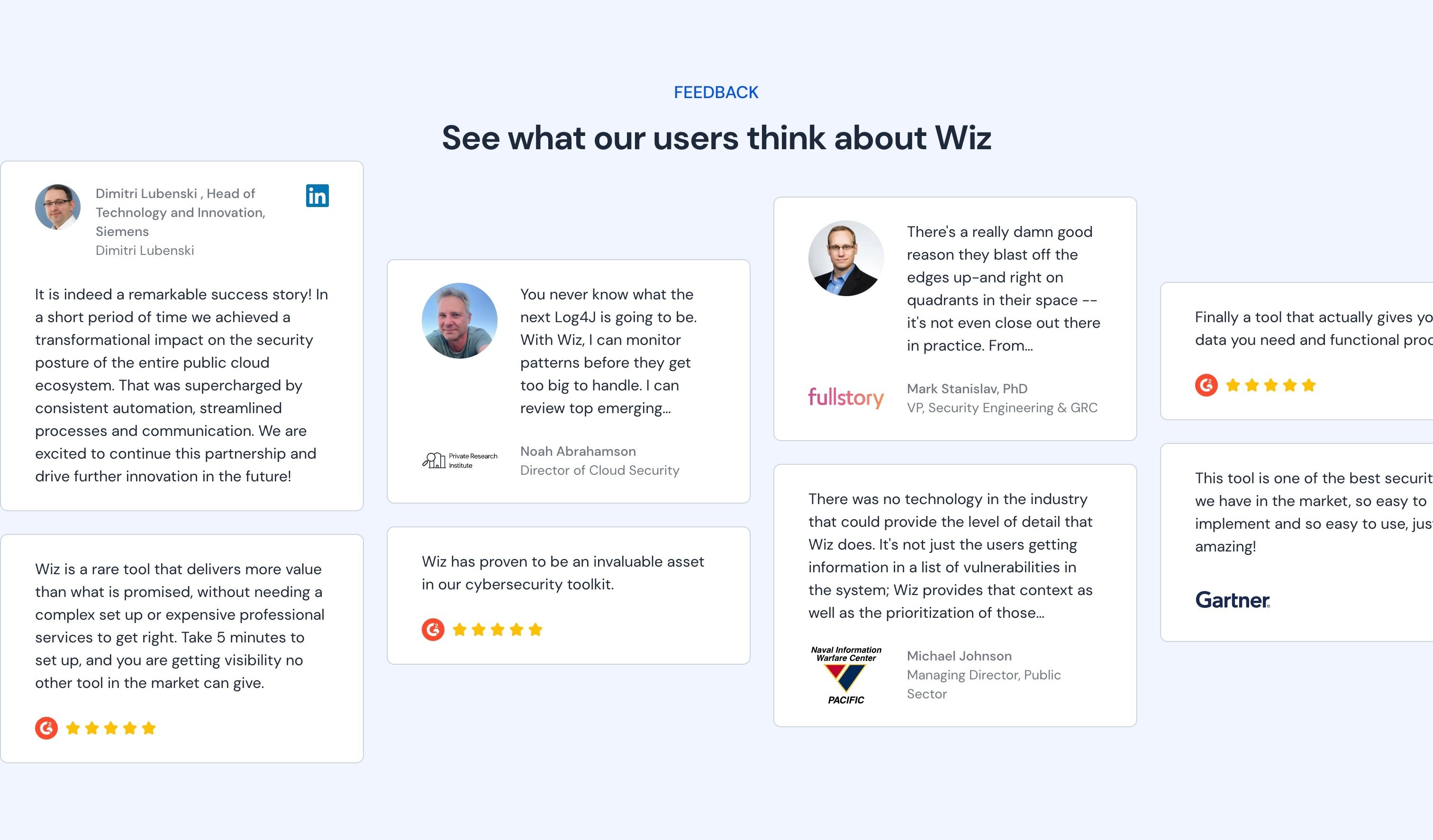 Wiz — Testimonials
