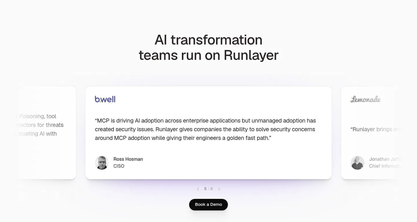 Runlayer — Testimonials