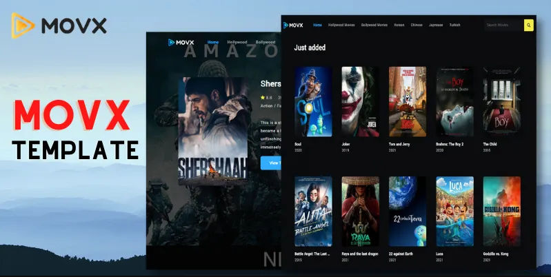 Movx Premium Movie Blogger Template 