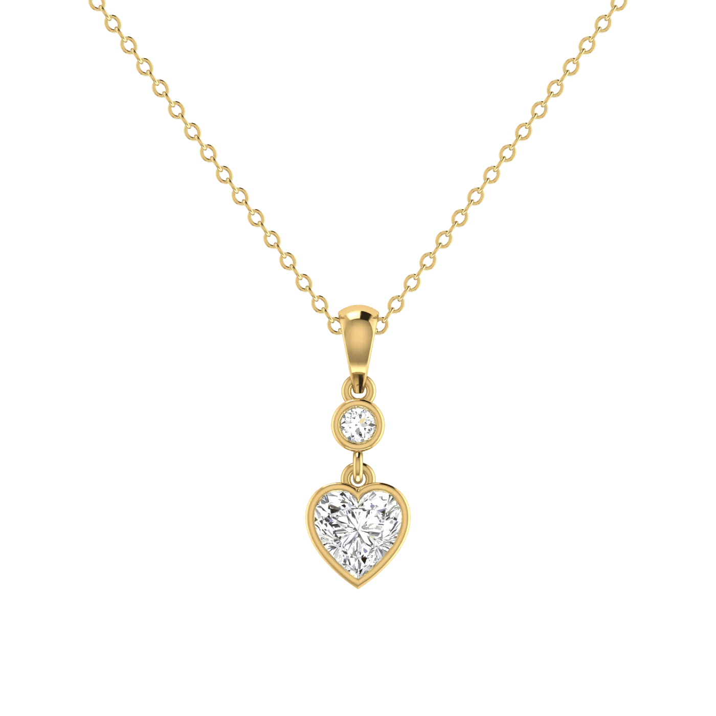 Cupid's Crystal Diamond Pendant 1