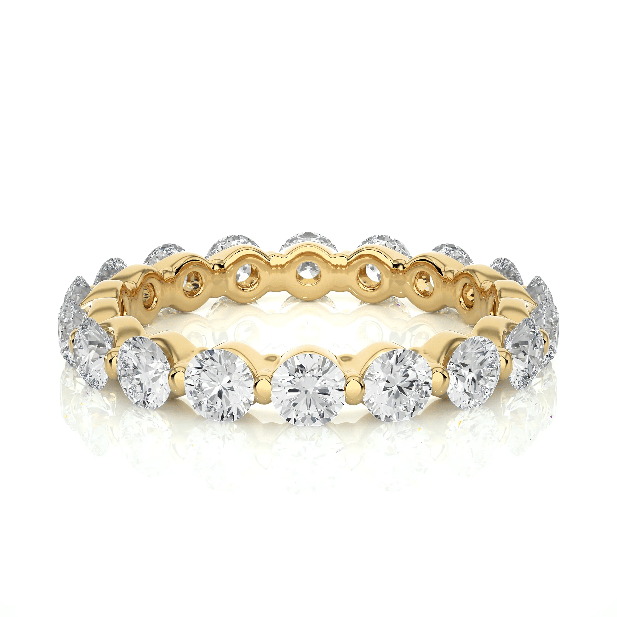 Oval Oasis Eternity Ring 1