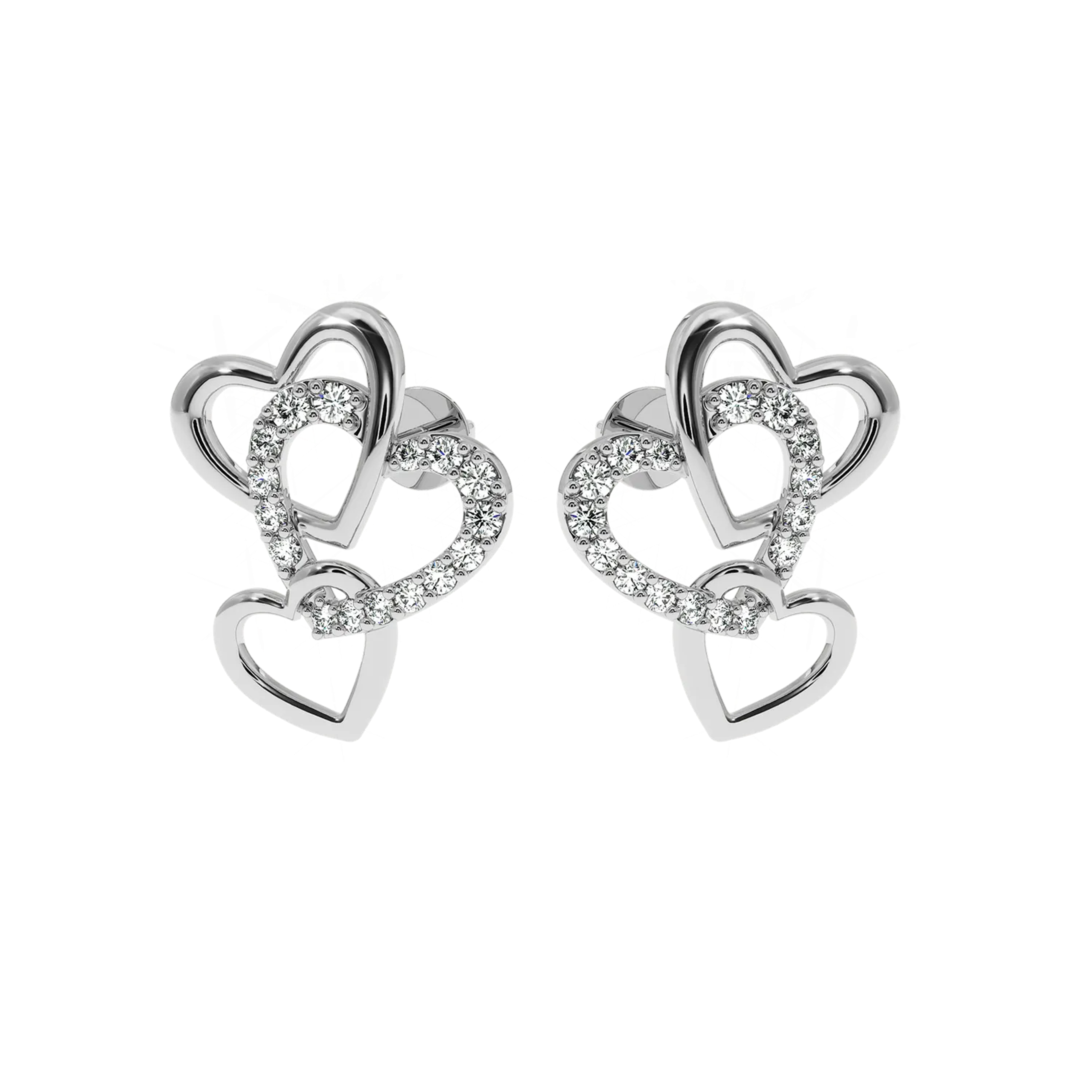 Carousel Love Knots Drop Earrings 1