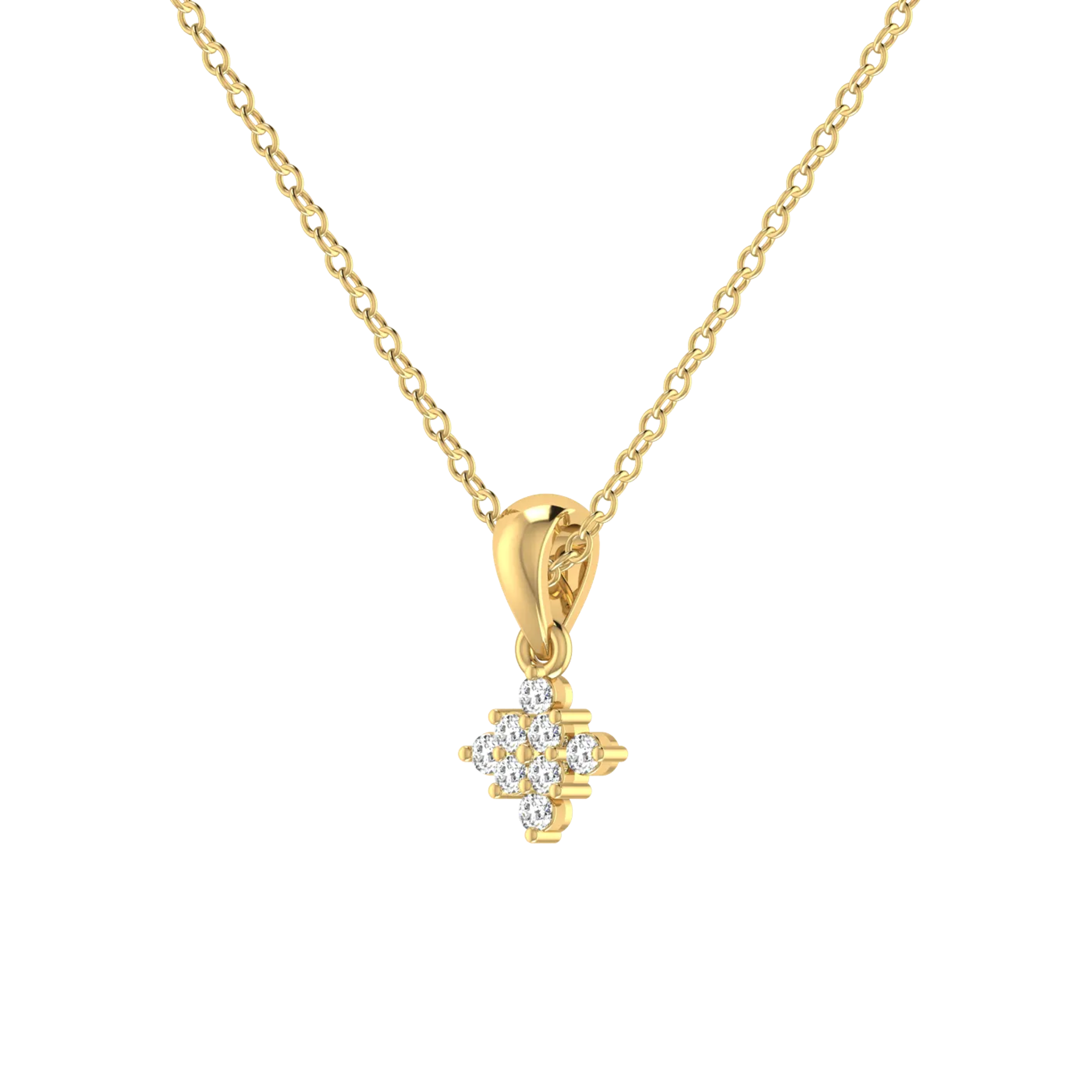 Carousel Starlight Cluster Diamond Pendant 2