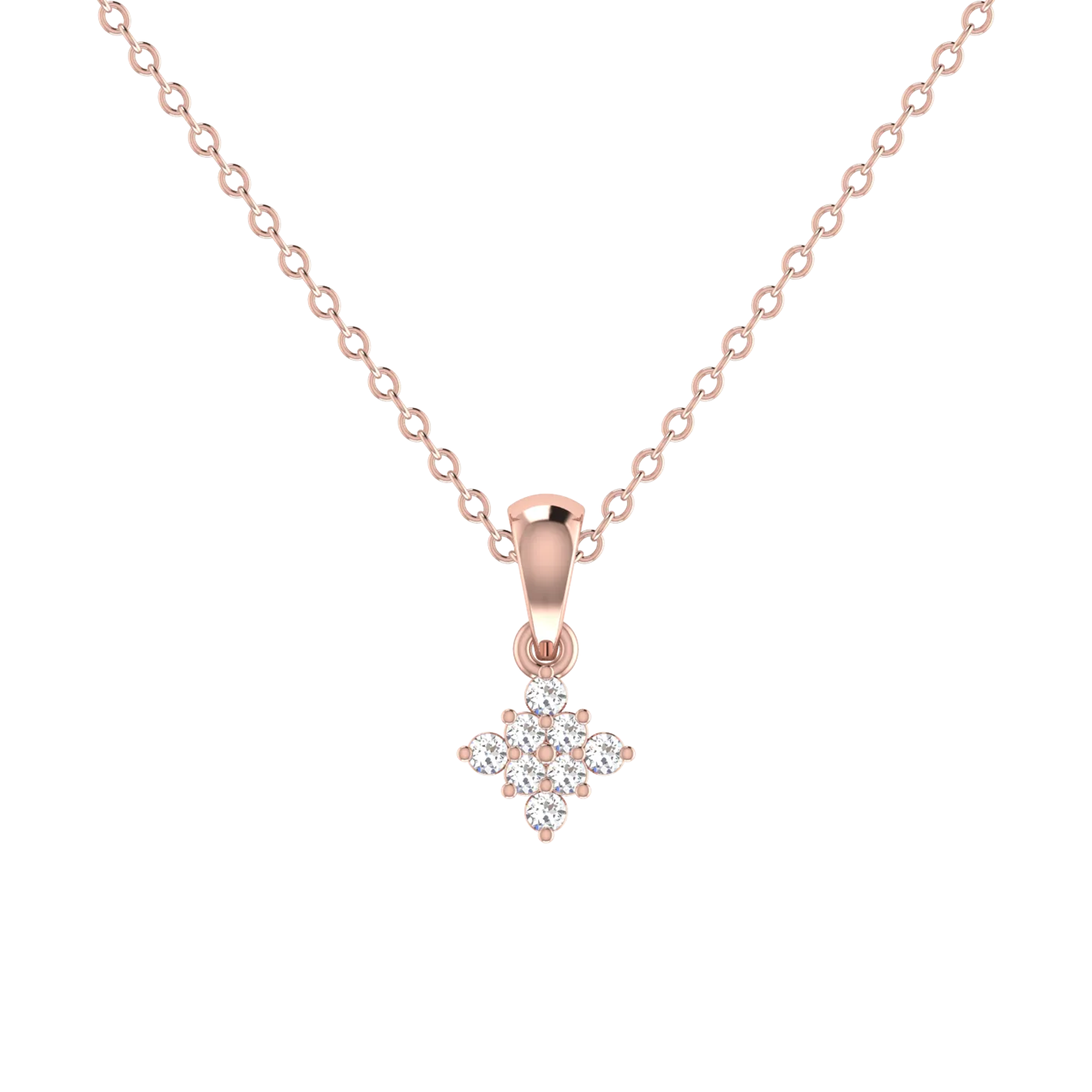 Carousel Starlight Cluster Diamond Pendant 4