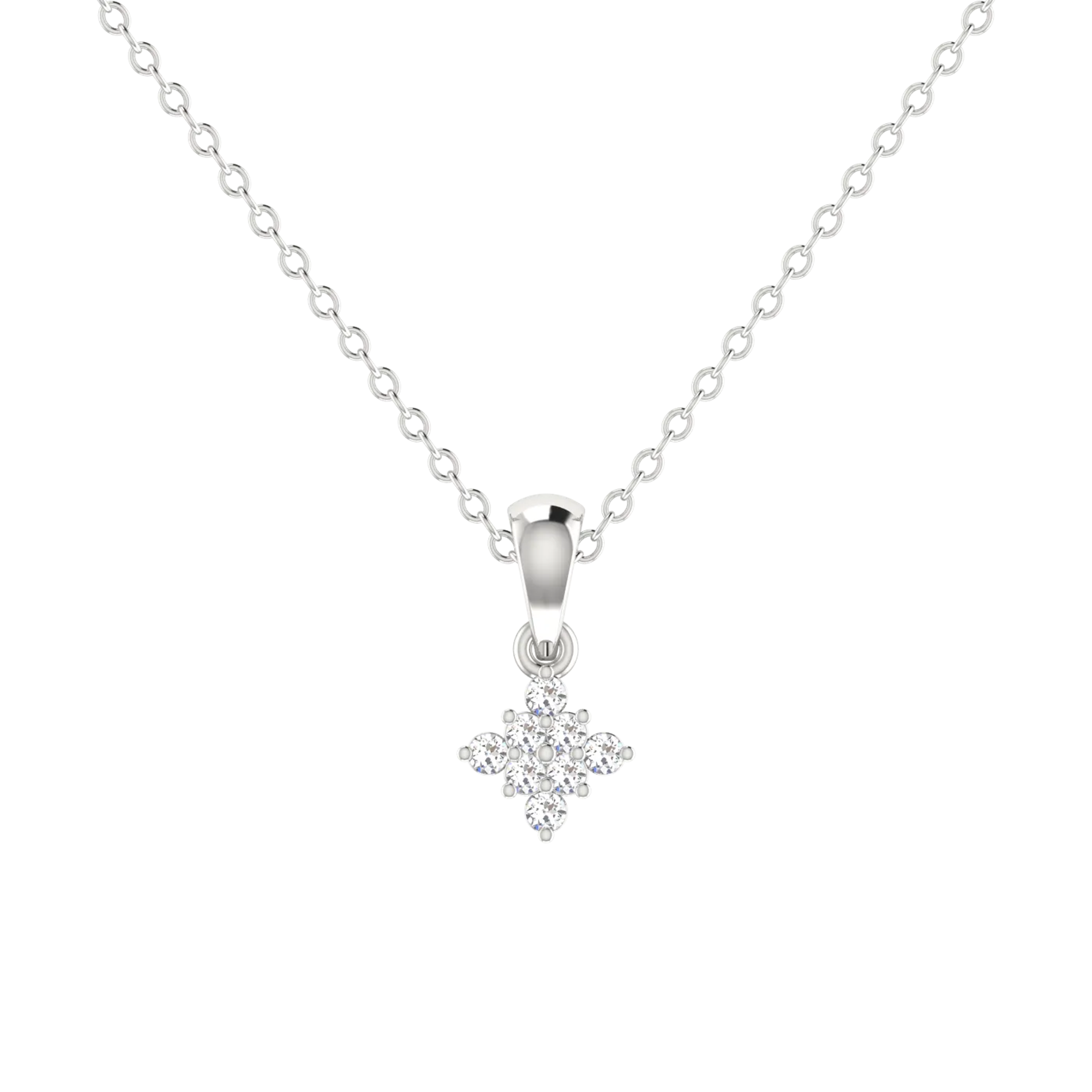 Carousel Starlight Cluster Diamond Pendant 3