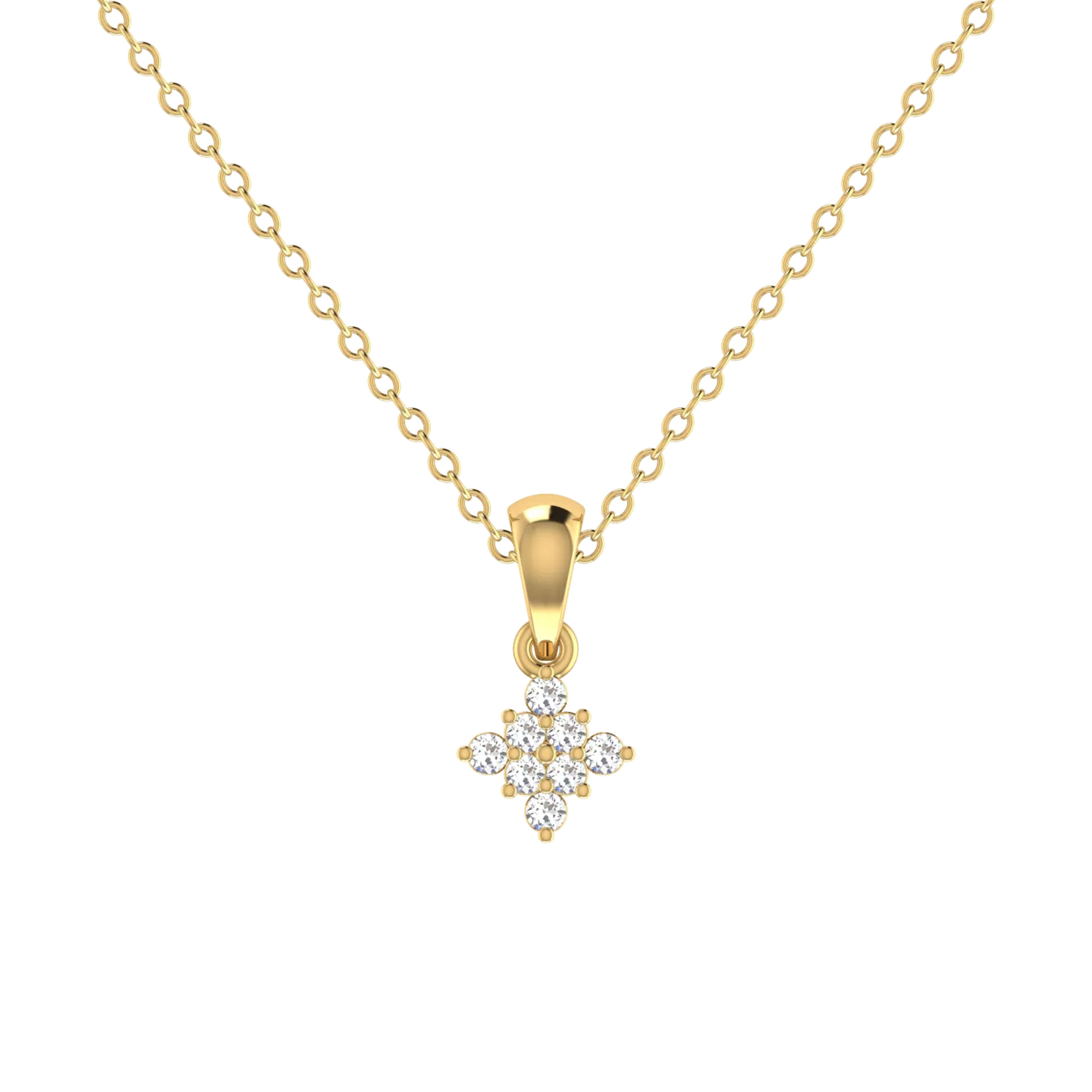 Carousel Starlight Cluster Diamond Pendant 1