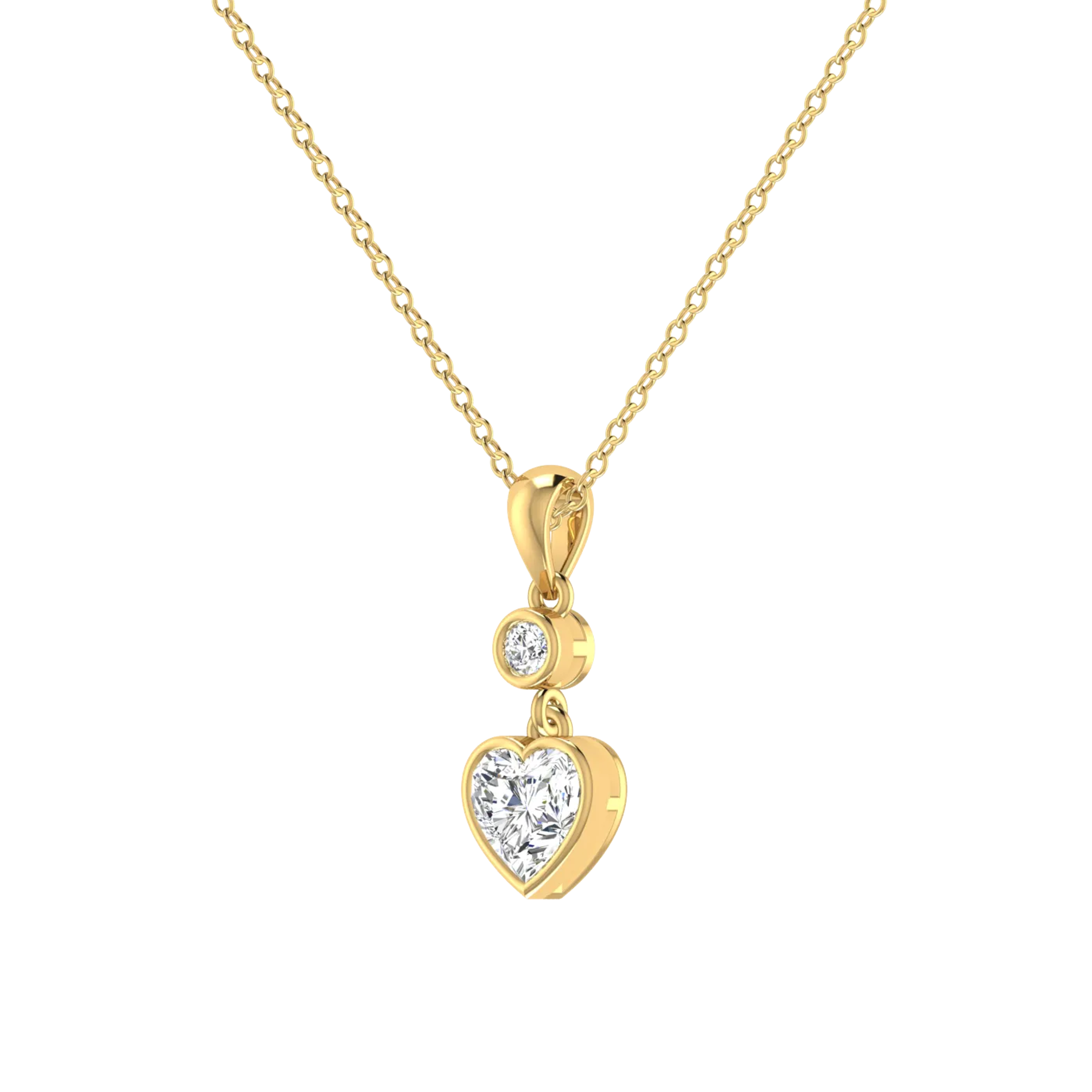 Carousel Cupid's Crystal Diamond Pendant 2