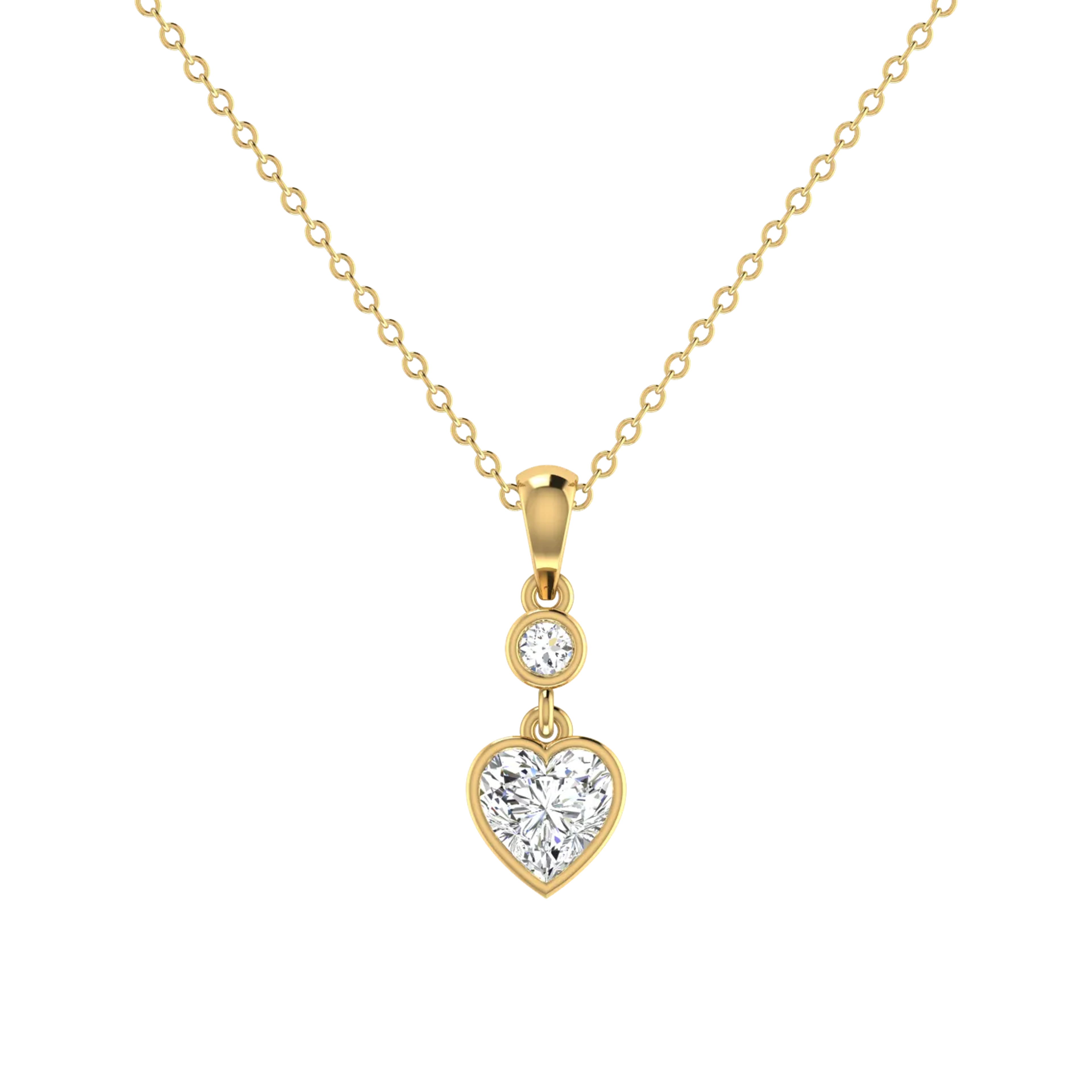 Carousel Cupid's Crystal Diamond Pendant 1