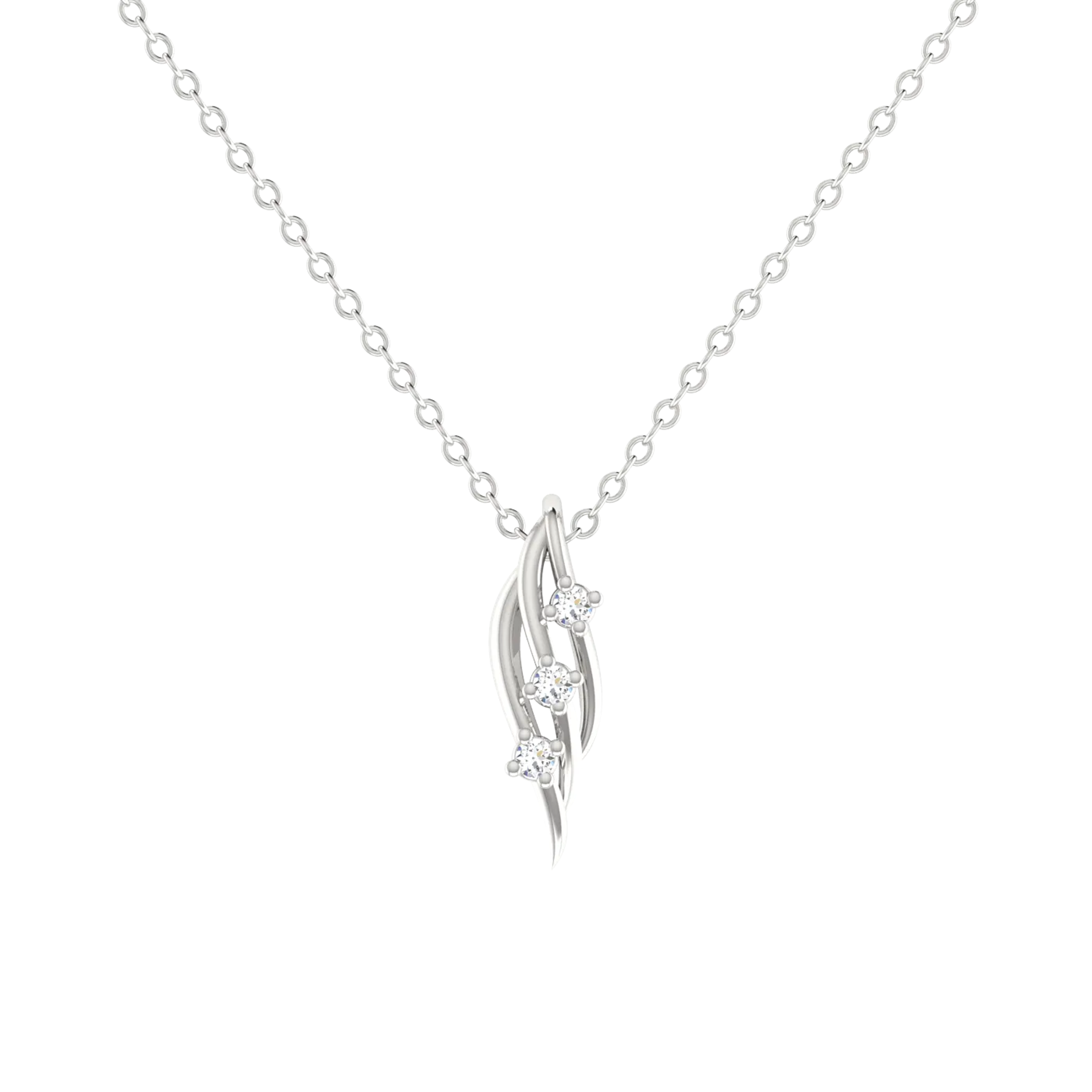 Carousel Tri-Flame Sparkle Pendant 3