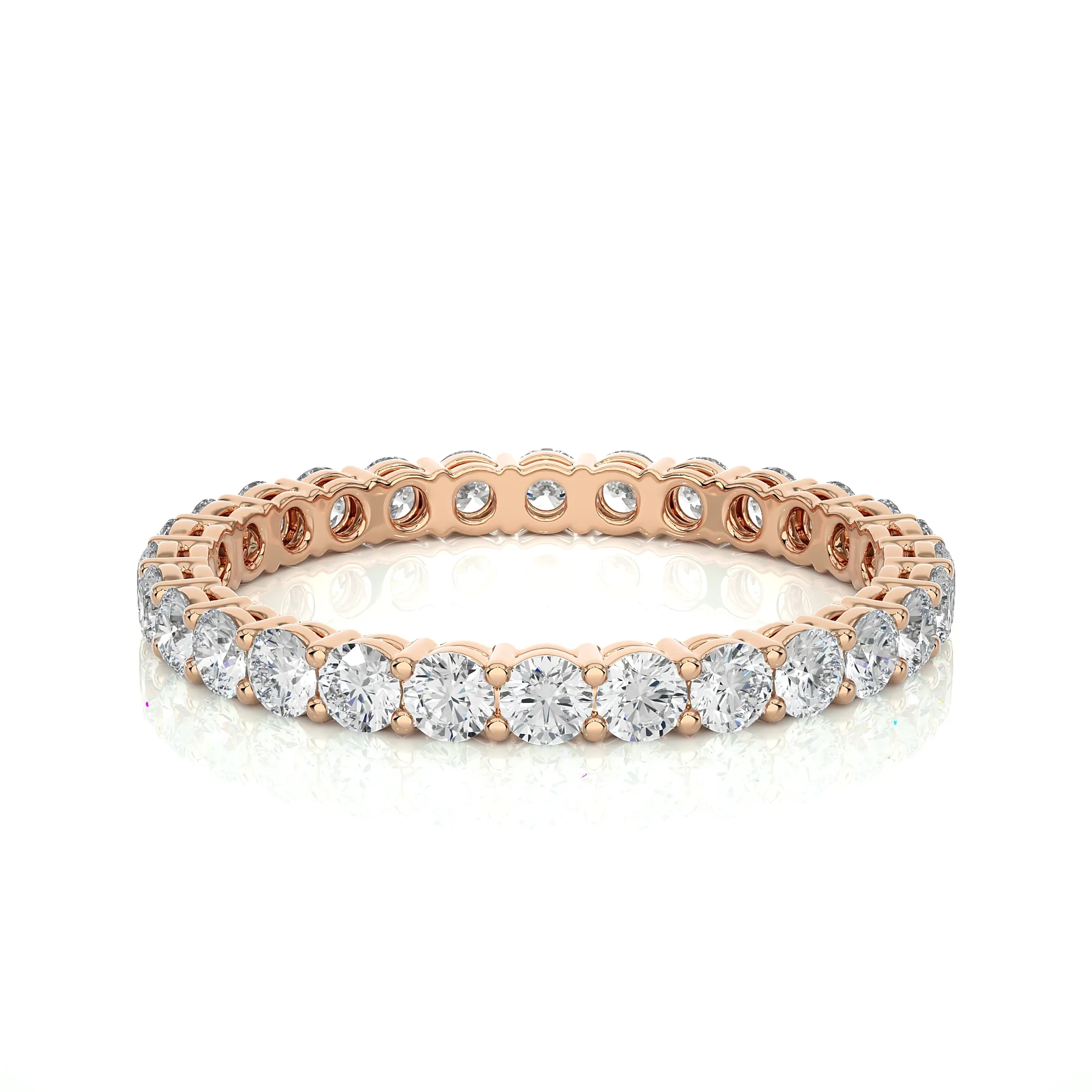 Carousel Radiant Eternity Diamond Band 1