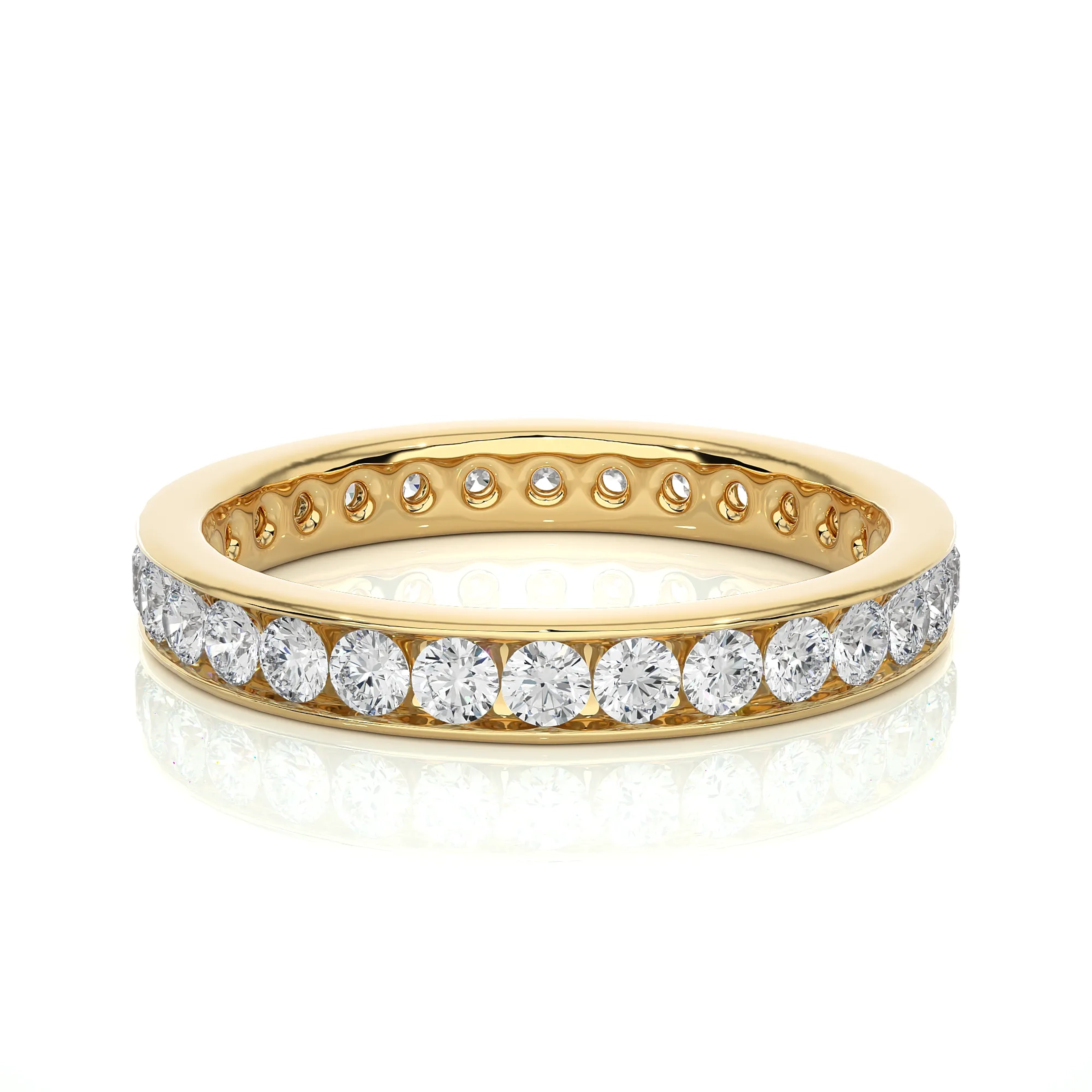 Carousel Gilded Glamour Eternity Ring 4