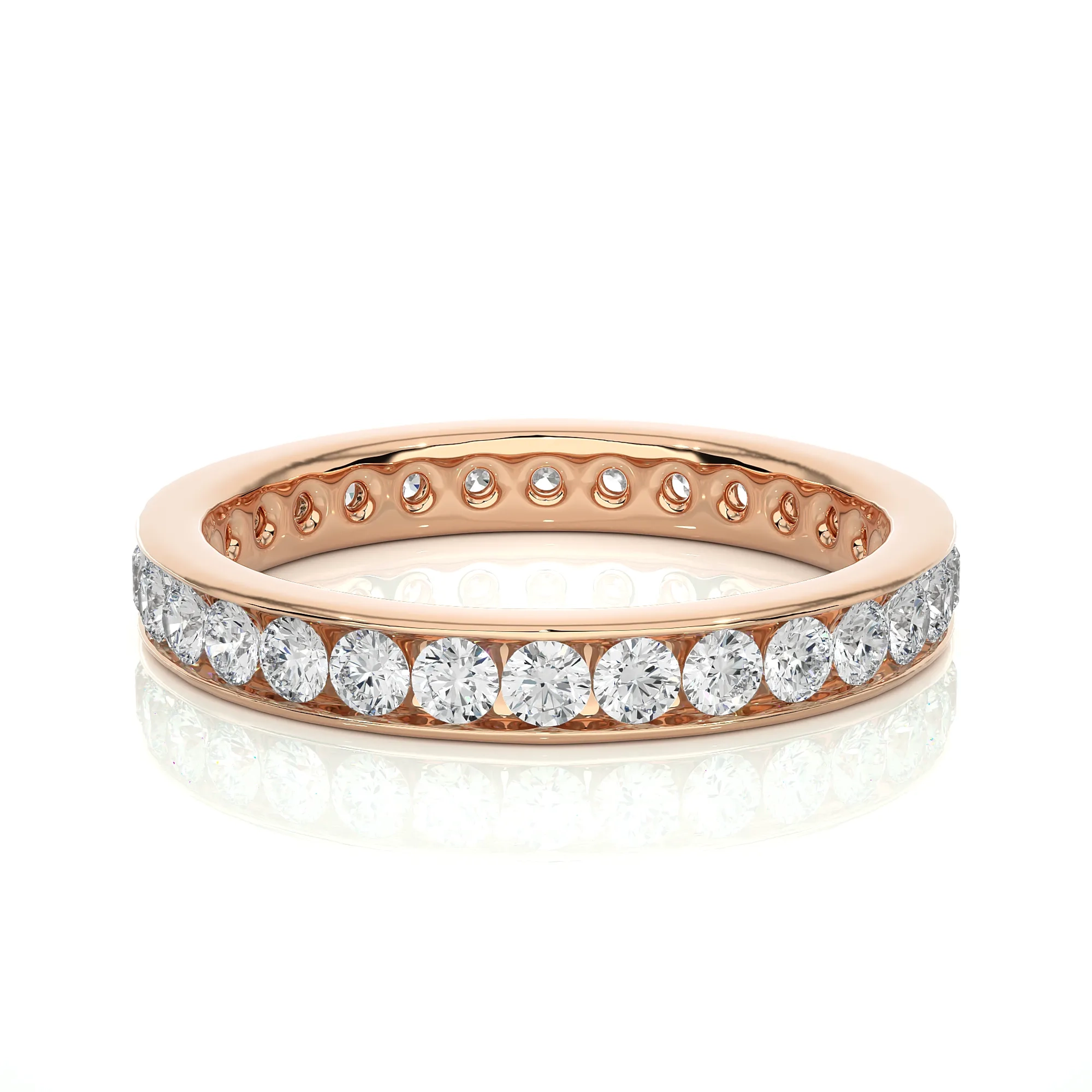 Carousel Gilded Glamour Eternity Ring 1