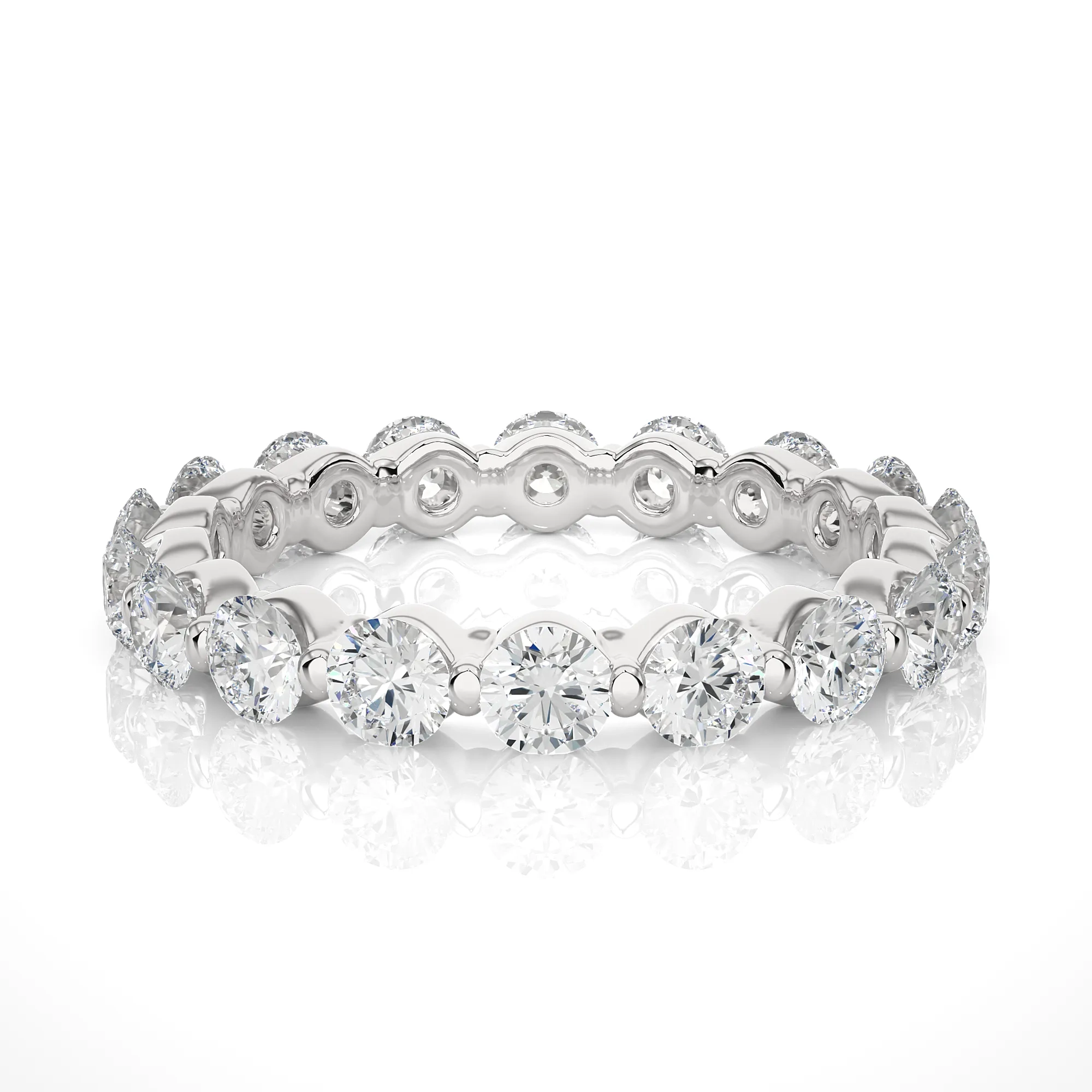 Carousel Oval Oasis Eternity Ring 4