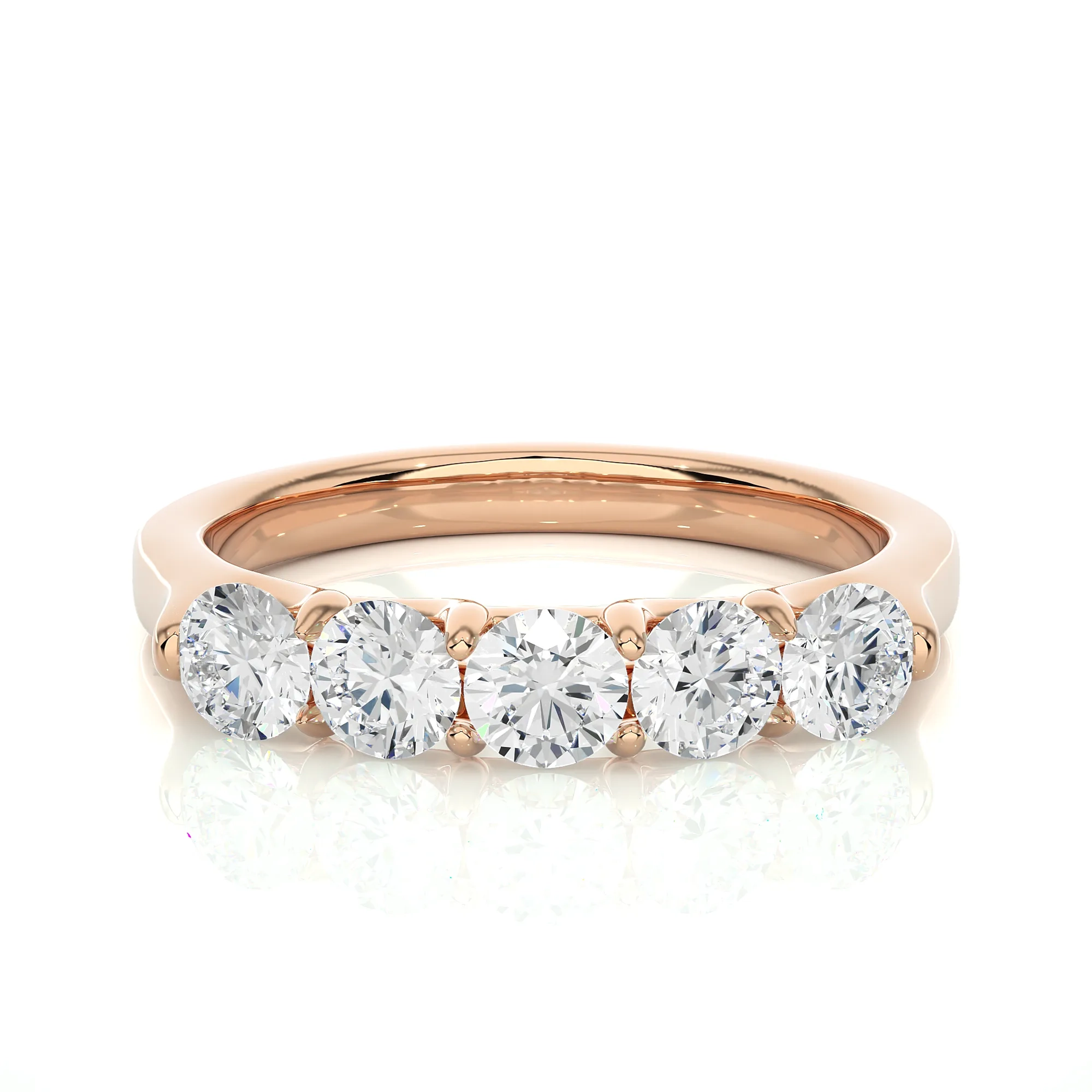 Carousel Quintet Diamond Ring 5
