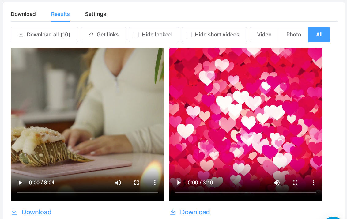 Onlyfans downloader videos list