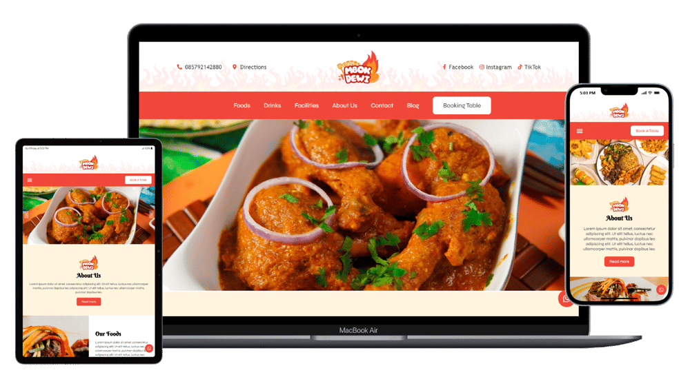 Website Restaurant v1.0