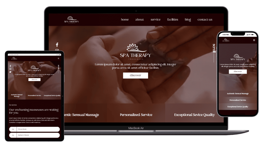 Website Massage dan Spa v1.0