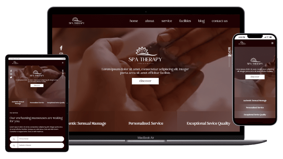 Website Massage dan Spa v1.0