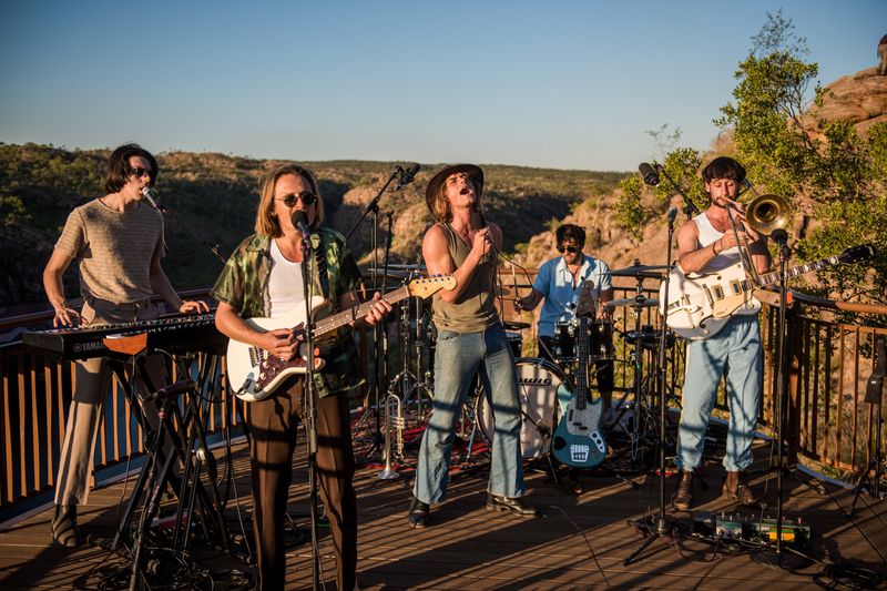 Lime Cordiale’s exclusive TikTok live performance at Nitmiluk Gorge