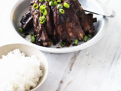 BBQ Pork Ribs with Hoisin