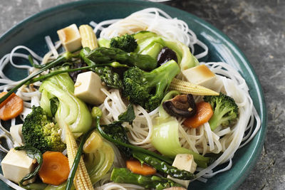 Vegetable and Tofu Stir Fry in Oyster Sauce