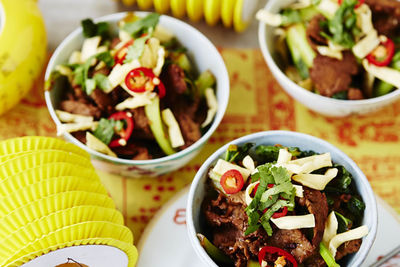 Lime and Lemongrass Beef Noodle Salad