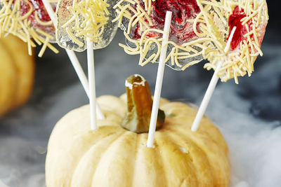 Homemade Fright Night Lollypops