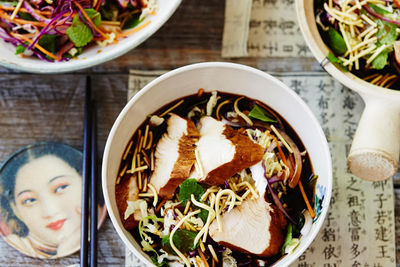 Chinese Master Stock Braised Turkey and Asian Slaw