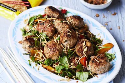 Pork Meatballs with Oyster Sauce