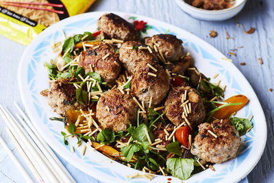 Pork Meatballs with Oyster Sauce